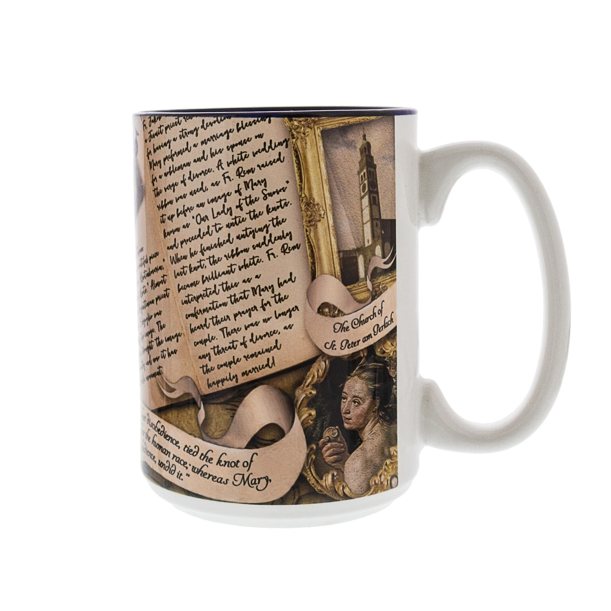 Our Lady Undoer of Knots Story Mug - Image 5