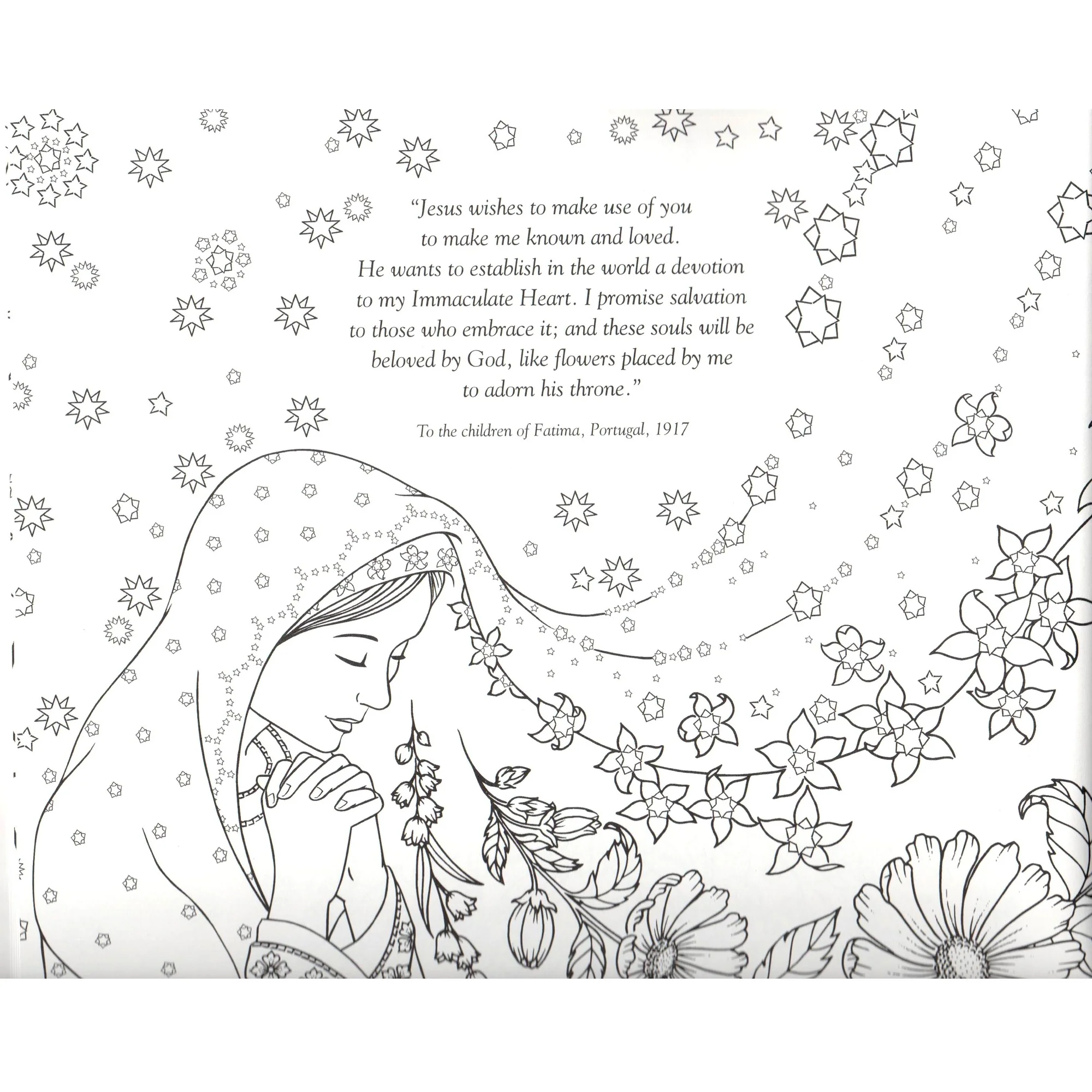 Our Lady's Garden Coloring Book - Image 2