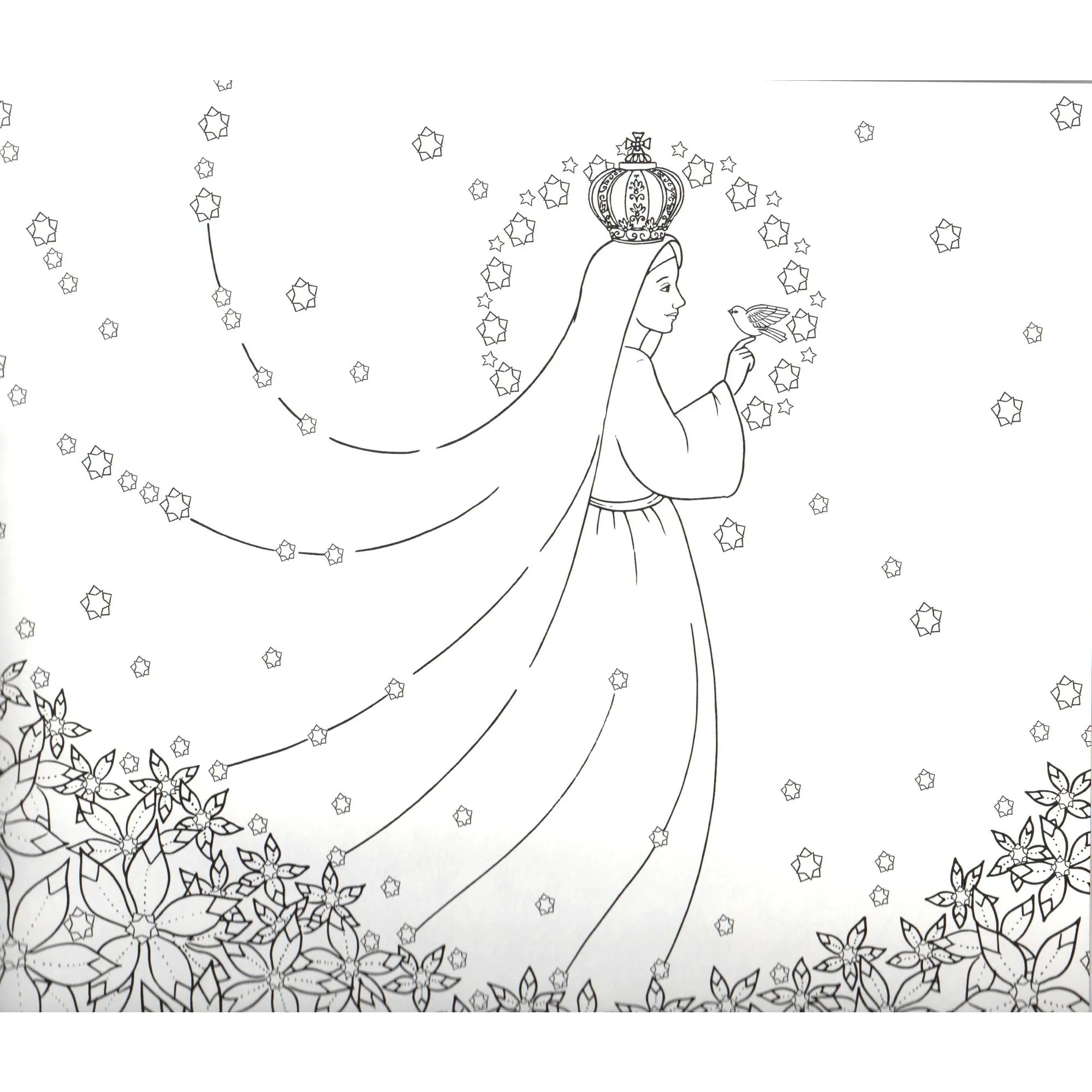 Our Lady's Garden Coloring Book - Image 4