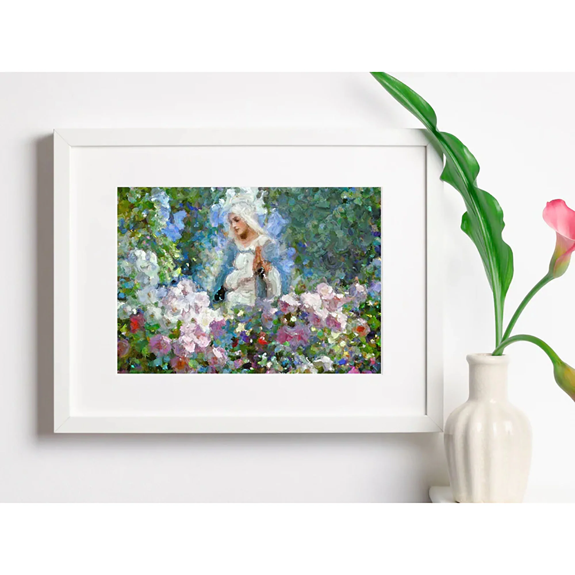 Our Lady's Garden of Delights Unframed Print - 8" x 10"