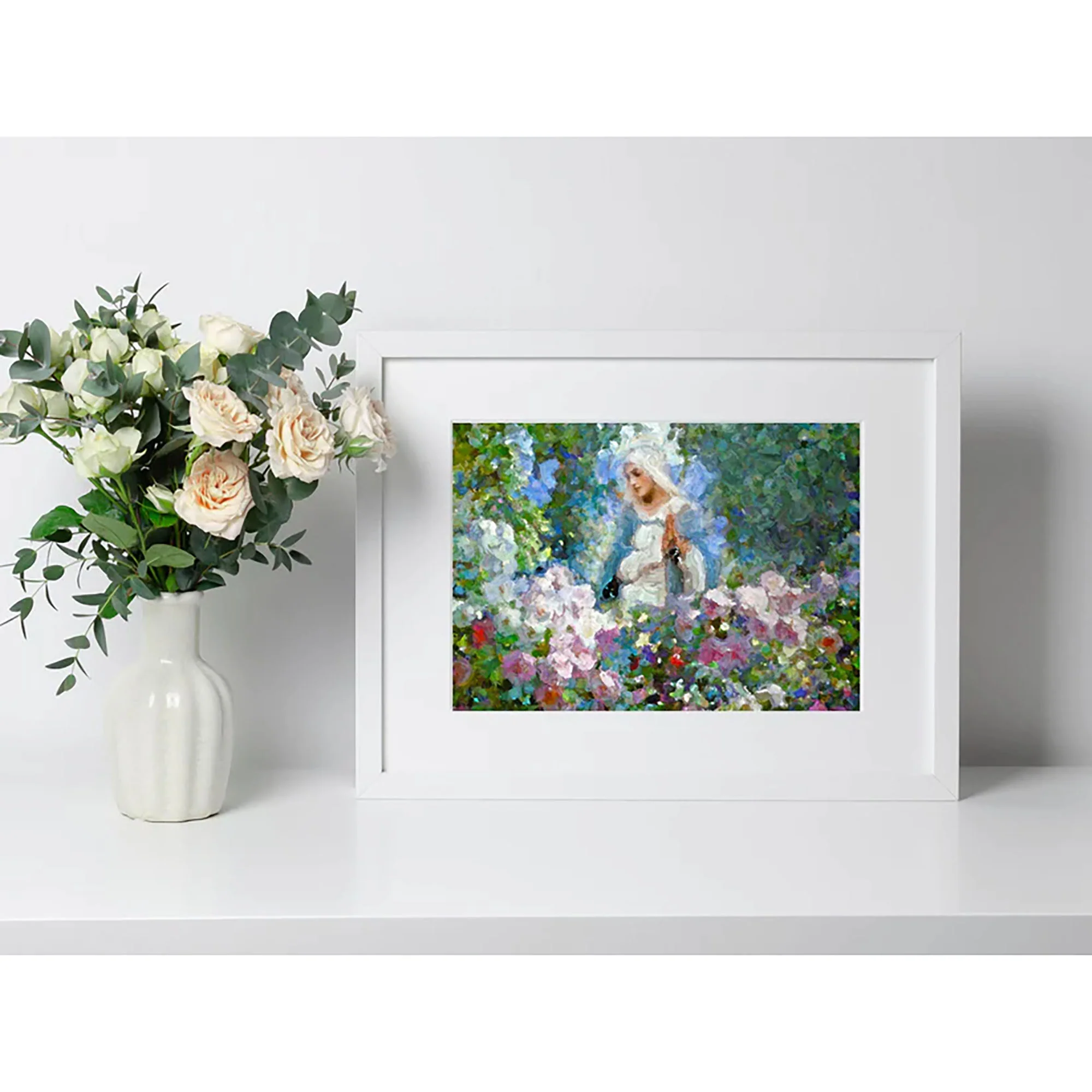 Our Lady's Garden of Delights Unframed Print - 8" x 10" - Image 3