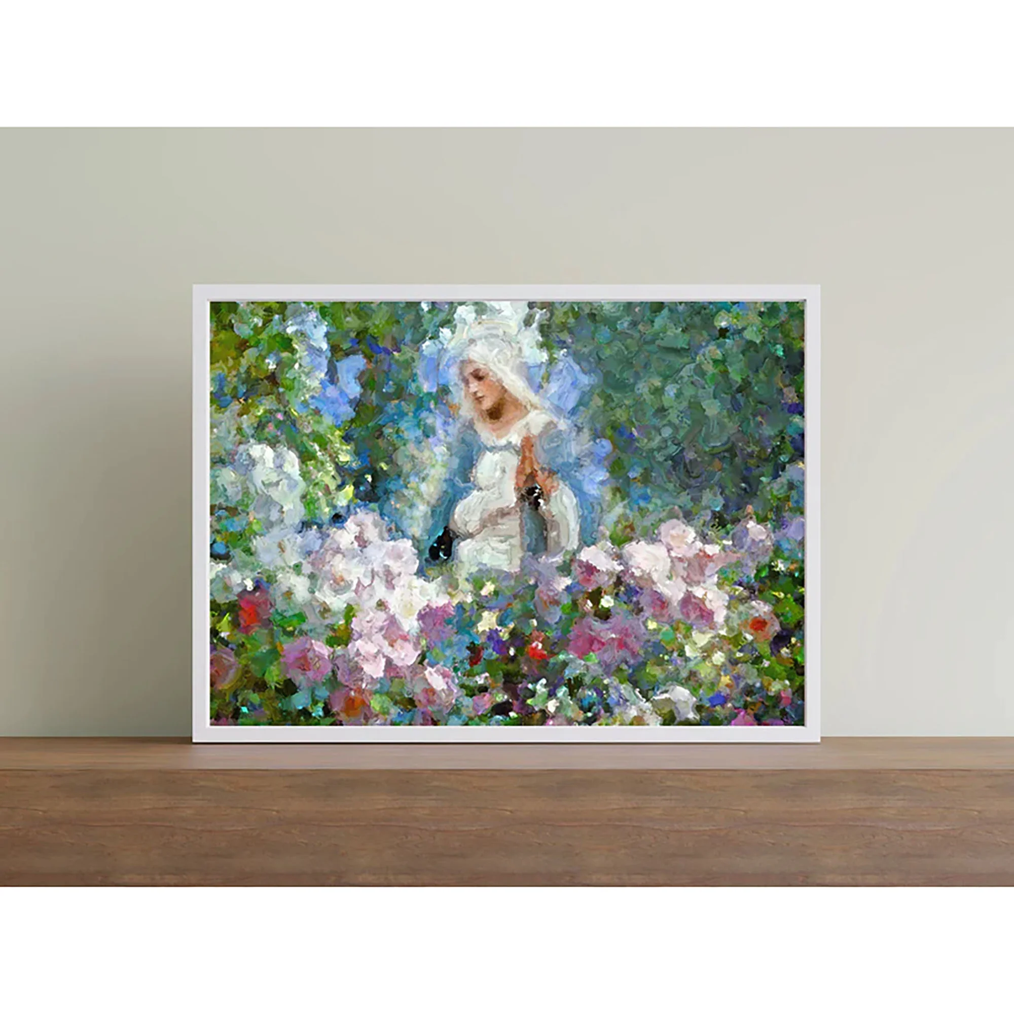 Our Lady's Garden of Delights Unframed Print - 8" x 10" - Image 4