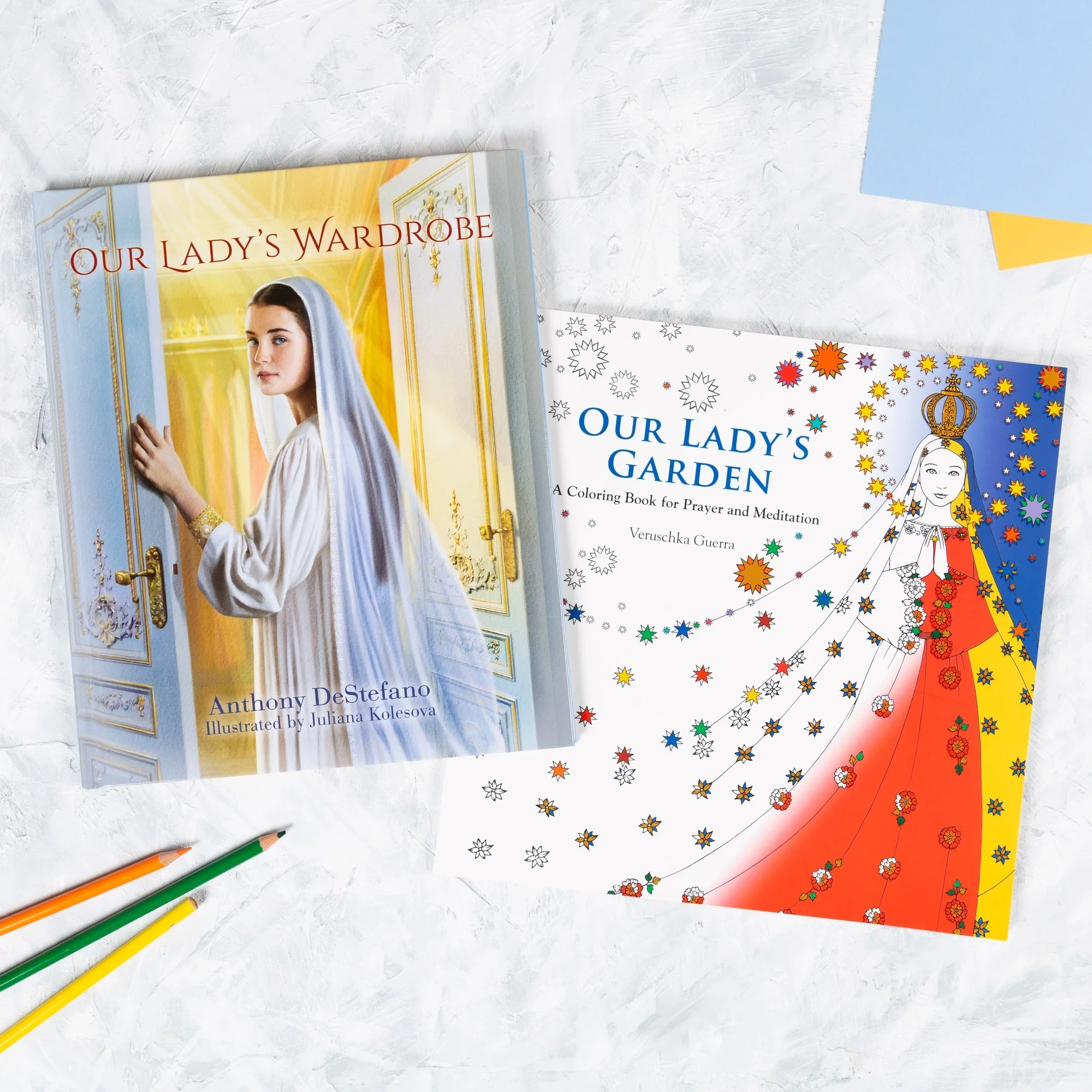 Our Lady's Wardrobe & Our Lady's Garden Coloring Book (2 Book Set)