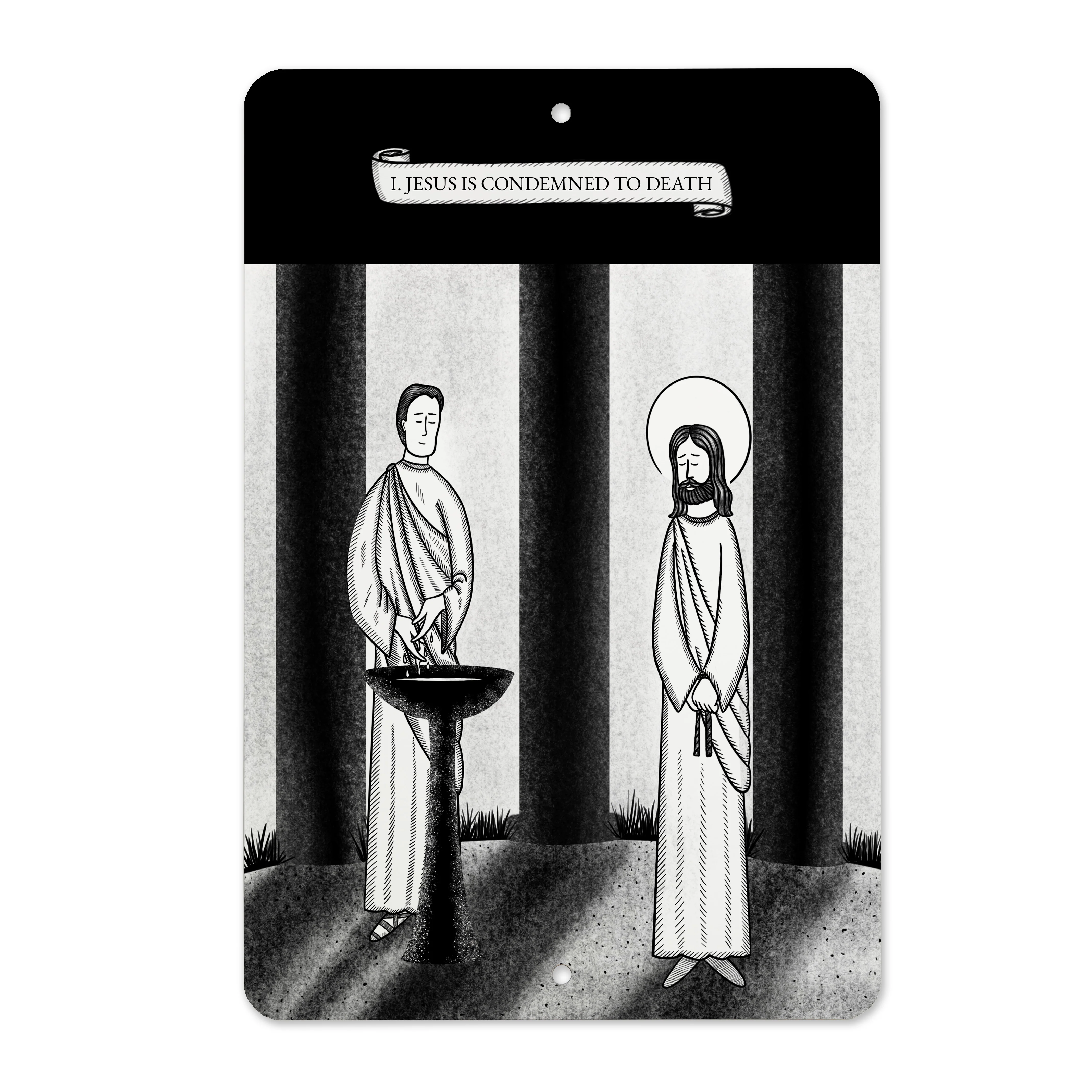 Outdoor Aluminum Stations of the Cross Full Set of 14 - Image 3