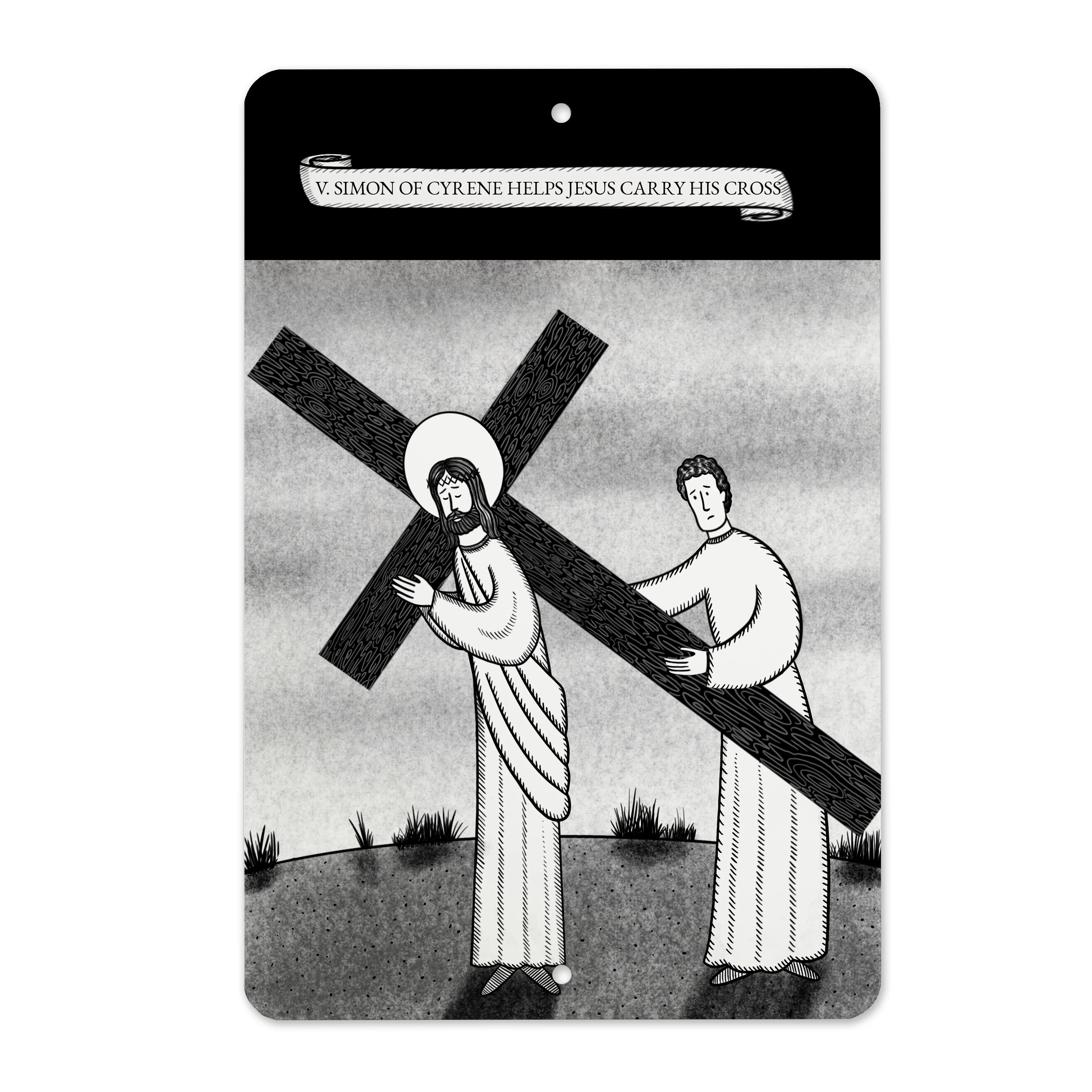 Outdoor Aluminum Stations of the Cross Full Set of 14 - Image 6