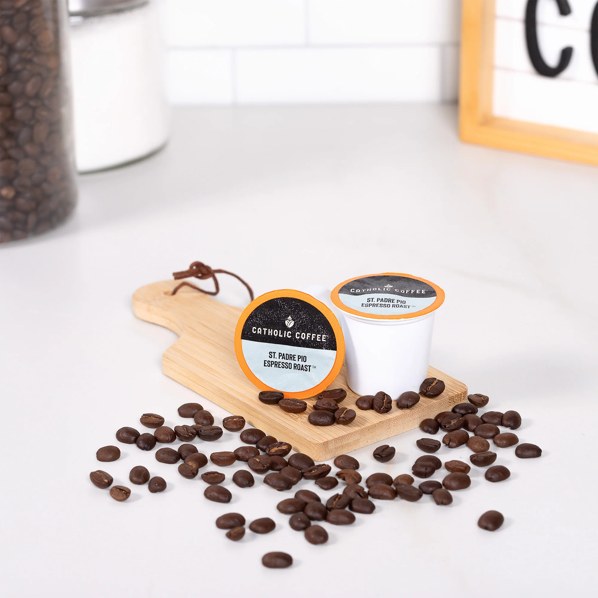 Padre Pio Espresso Roast K-cups - Pack of 12