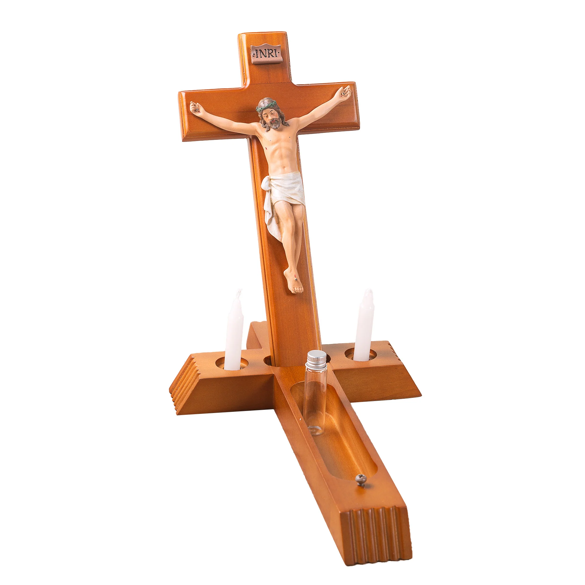 Painted Corpus Walnut Sick Call Set - 14" - Image 2