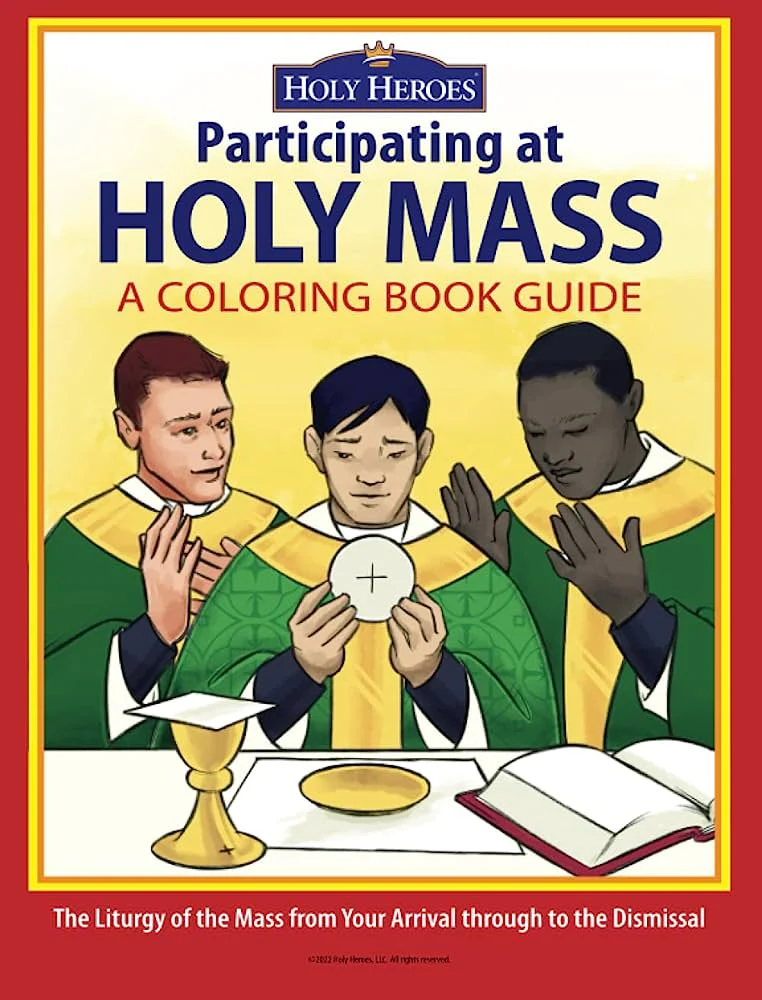 Participating at Holy Mass Coloring Book