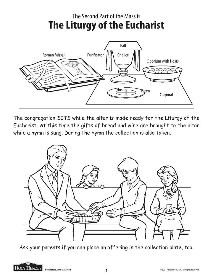 Participating at Holy Mass Coloring Book - Image 2