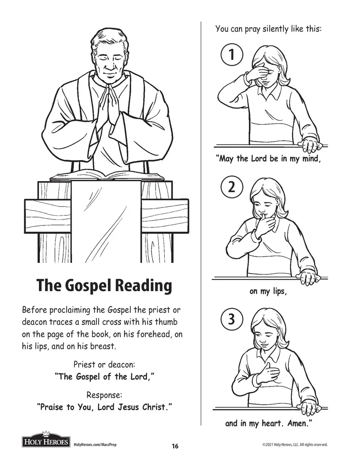 Participating at Holy Mass Coloring Book - Image 3