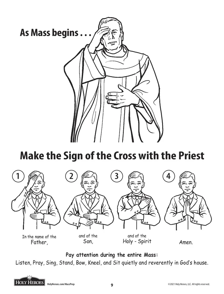 Participating at Holy Mass Coloring Book - Image 4