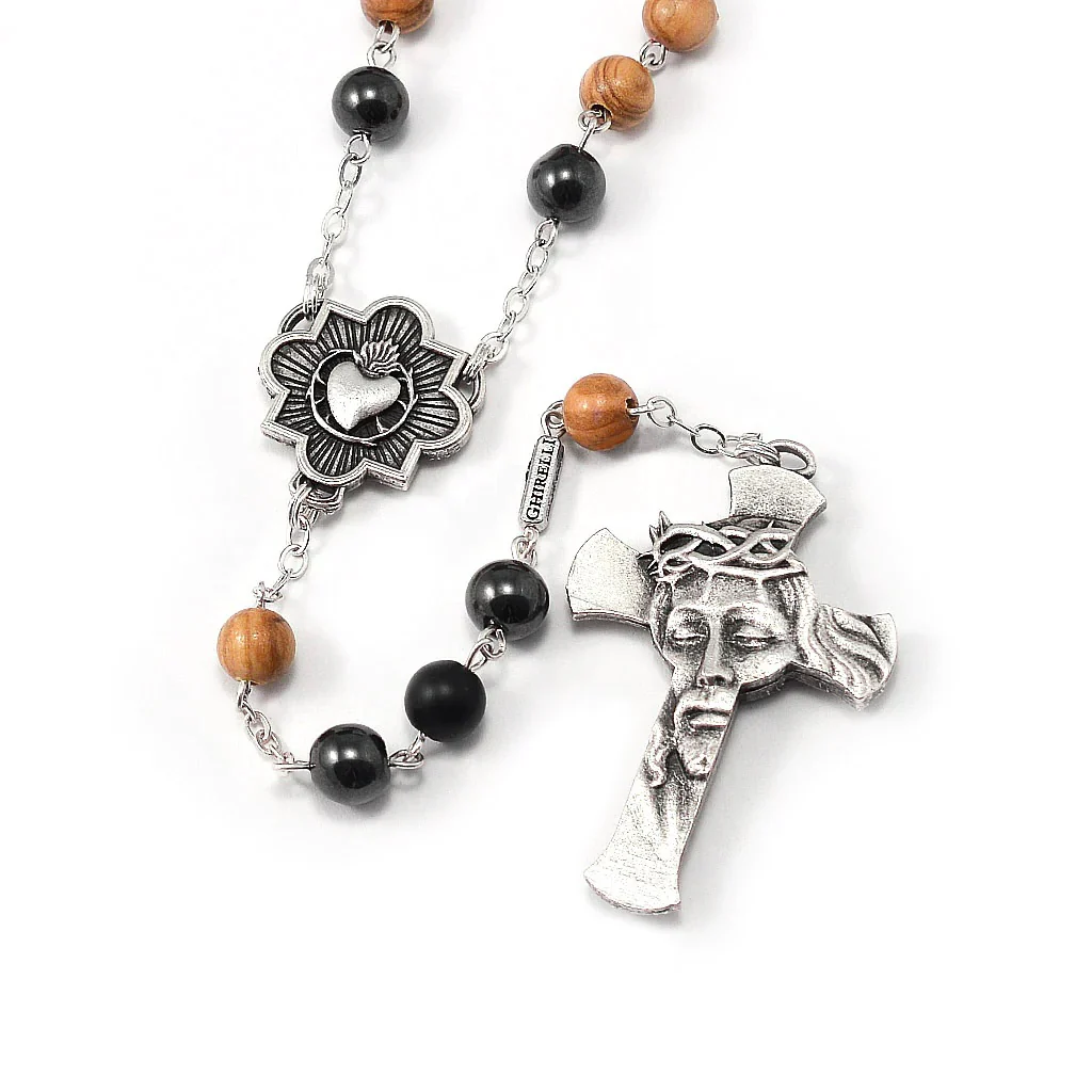 Passion of Christ Olive Wood Rosary - Image 5
