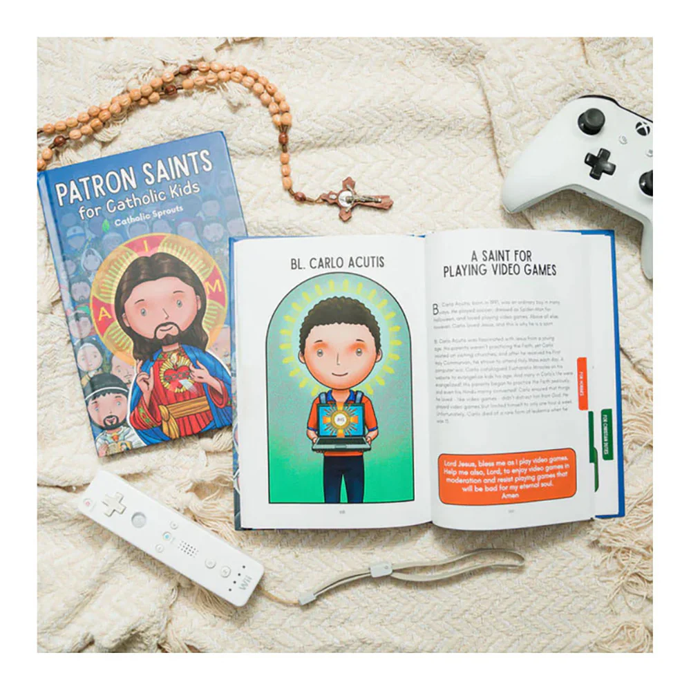 Patron Saints for Catholic Kids Book or Coloring Book - Image 2