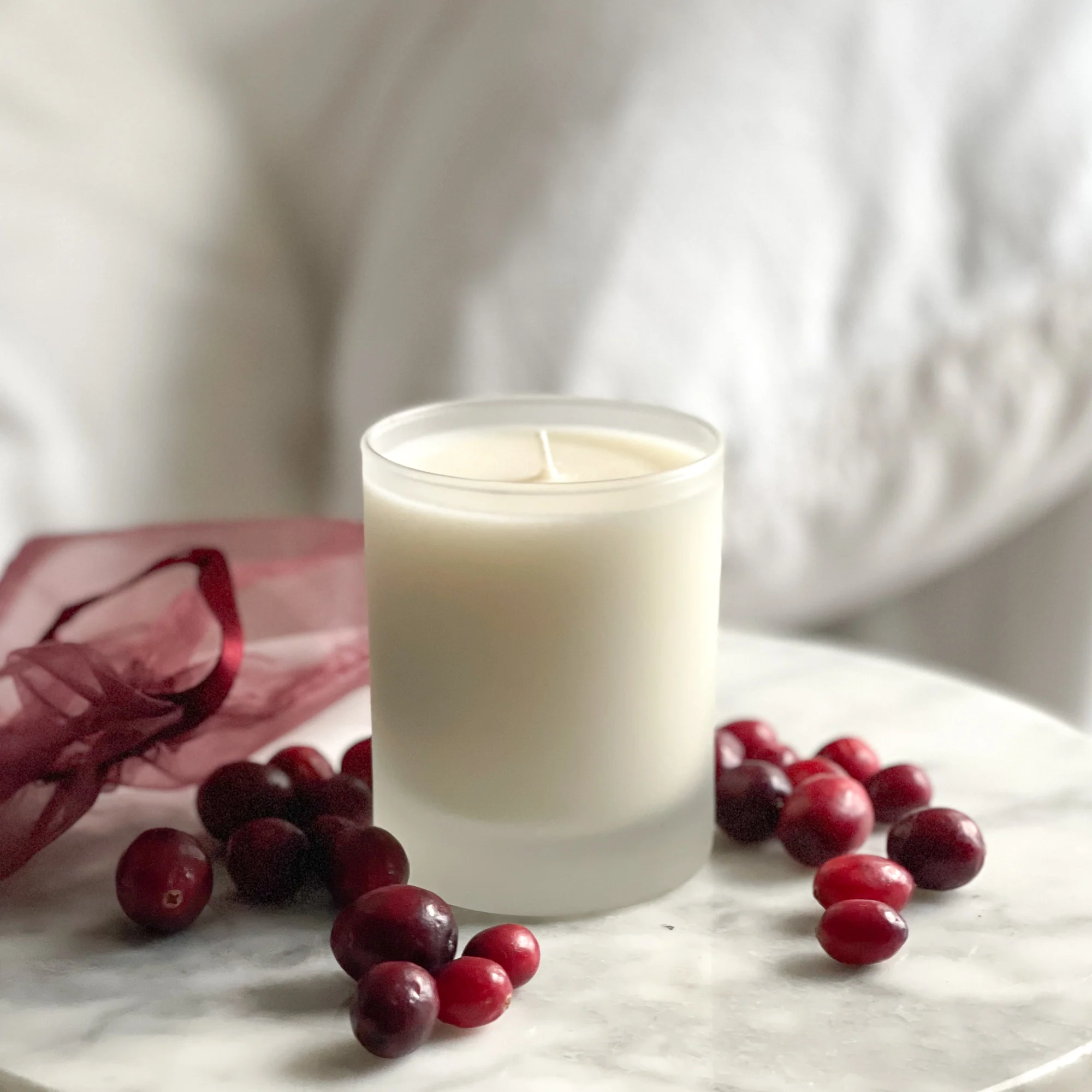 Peace & All Good Cranberry Soy Candle - 6.5 oz - Image 2