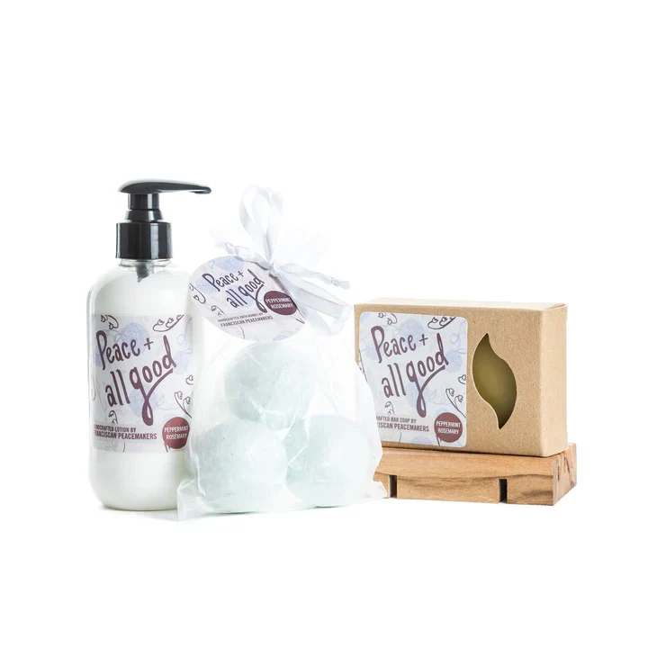 Peace & All Good Peppermint Rosemary Gift Set
