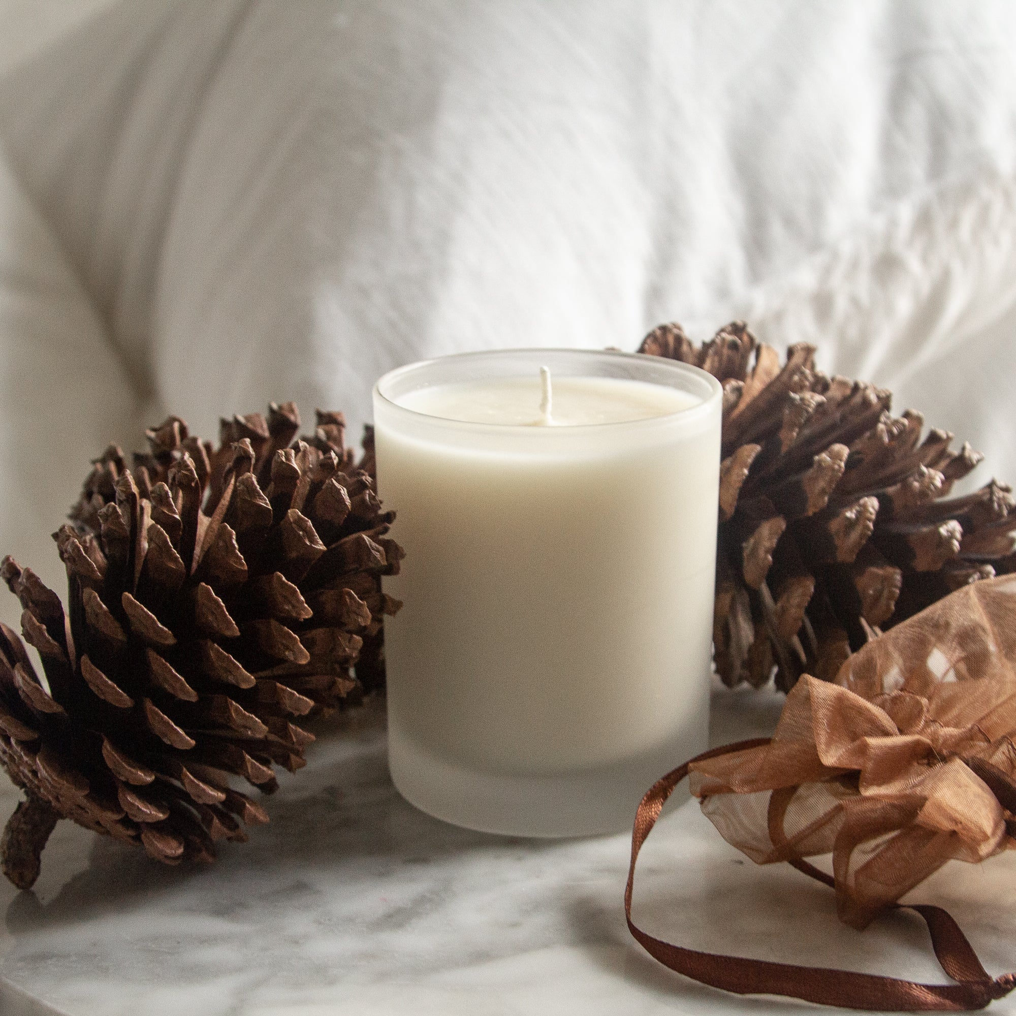 Peace & All Good Pine Cone Soy Candle - 6.5 oz