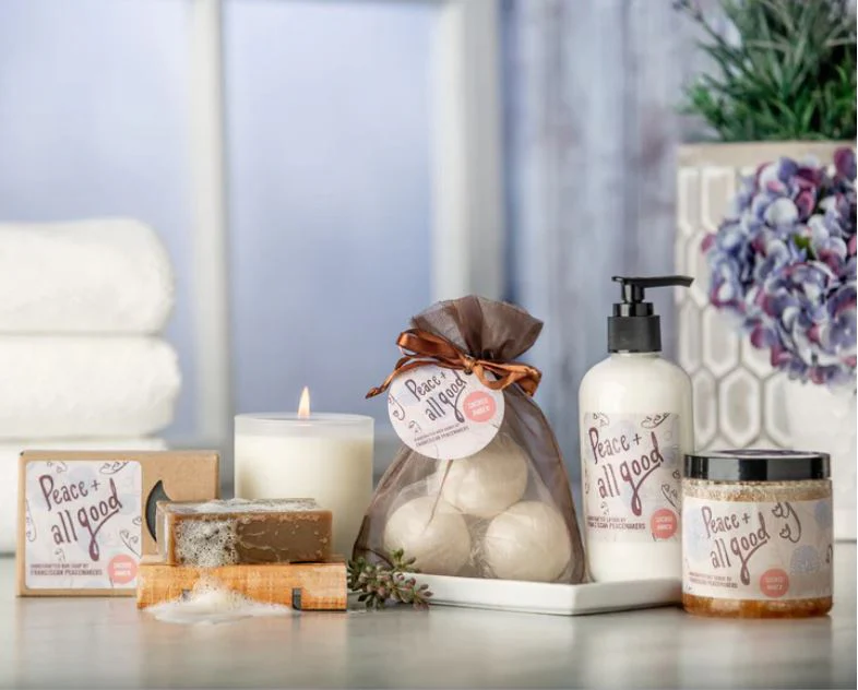 Peace & All Good Sacred Amber Deluxe Self Care Gift Set