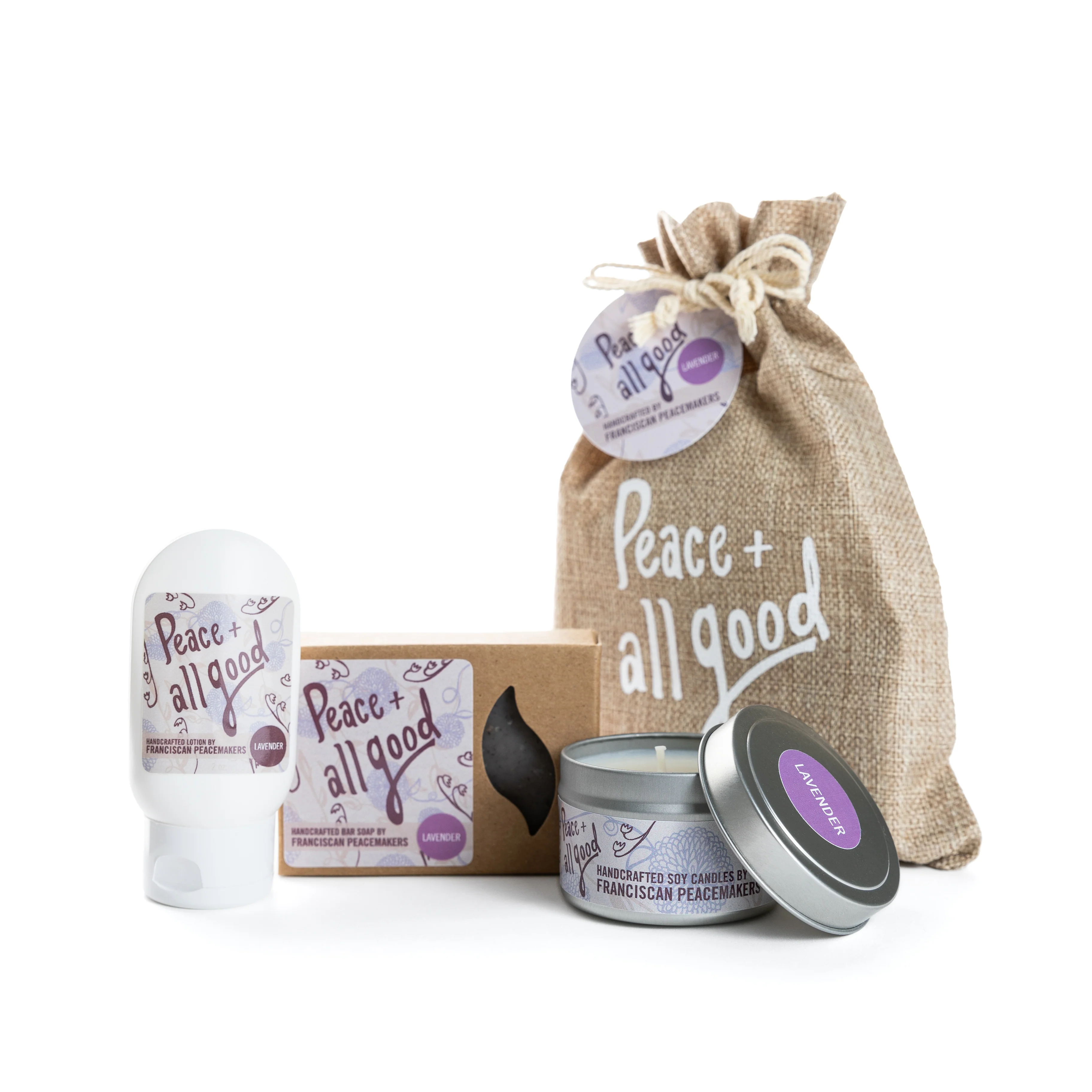Peace & All Good Travel Set - Lavender - Image 2
