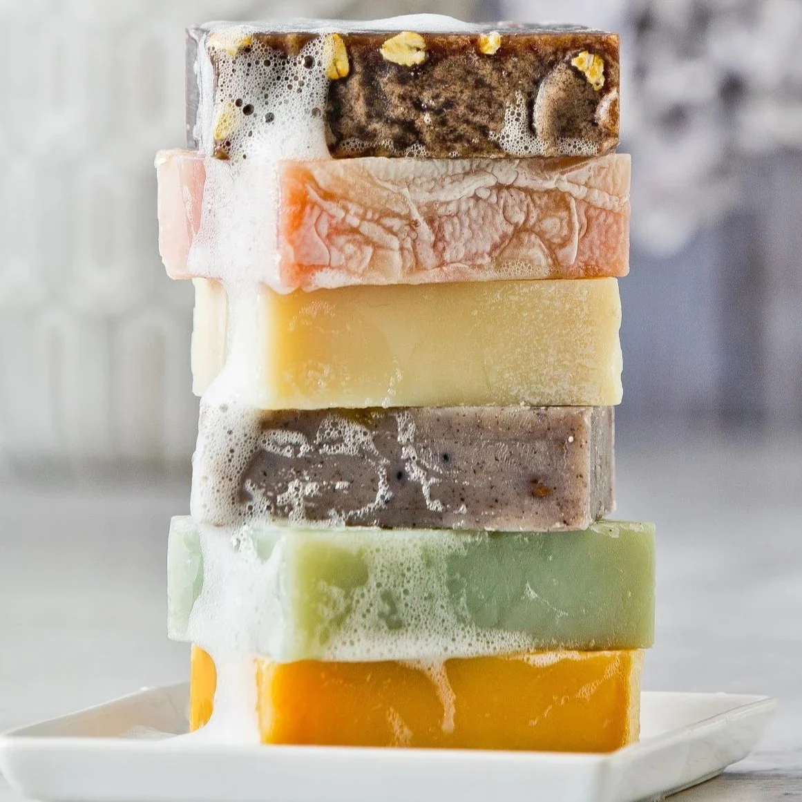 Peace & All Good Variety Bar Soap Gift Set - With or Without Soap Dish - Image 5
