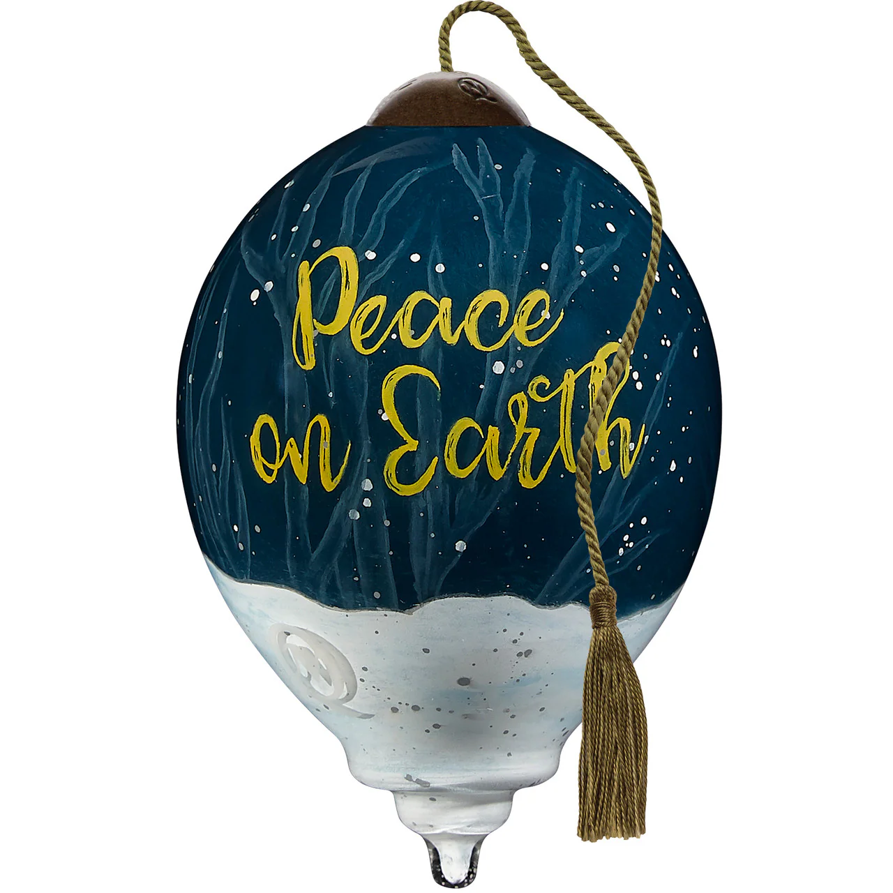 Peace of the Angels Blown Glass Ornament - Image 5
