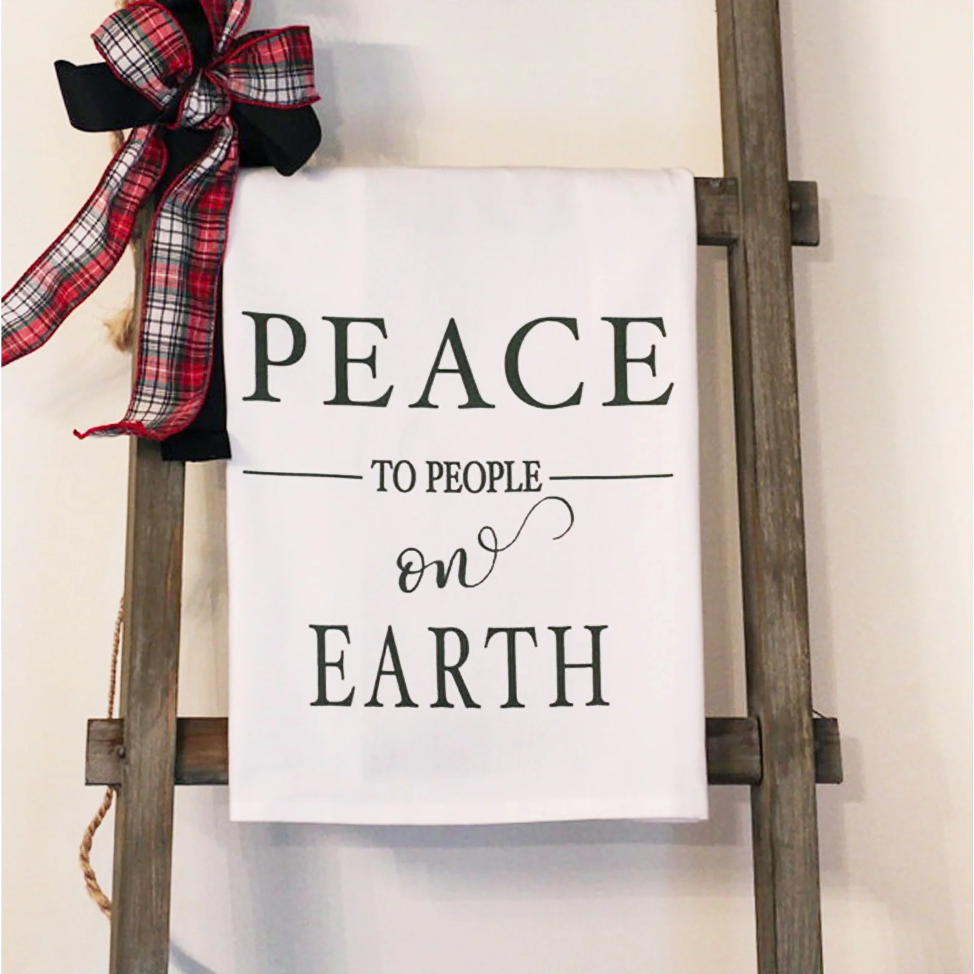Peace On Earth Dish Towel - Image 3