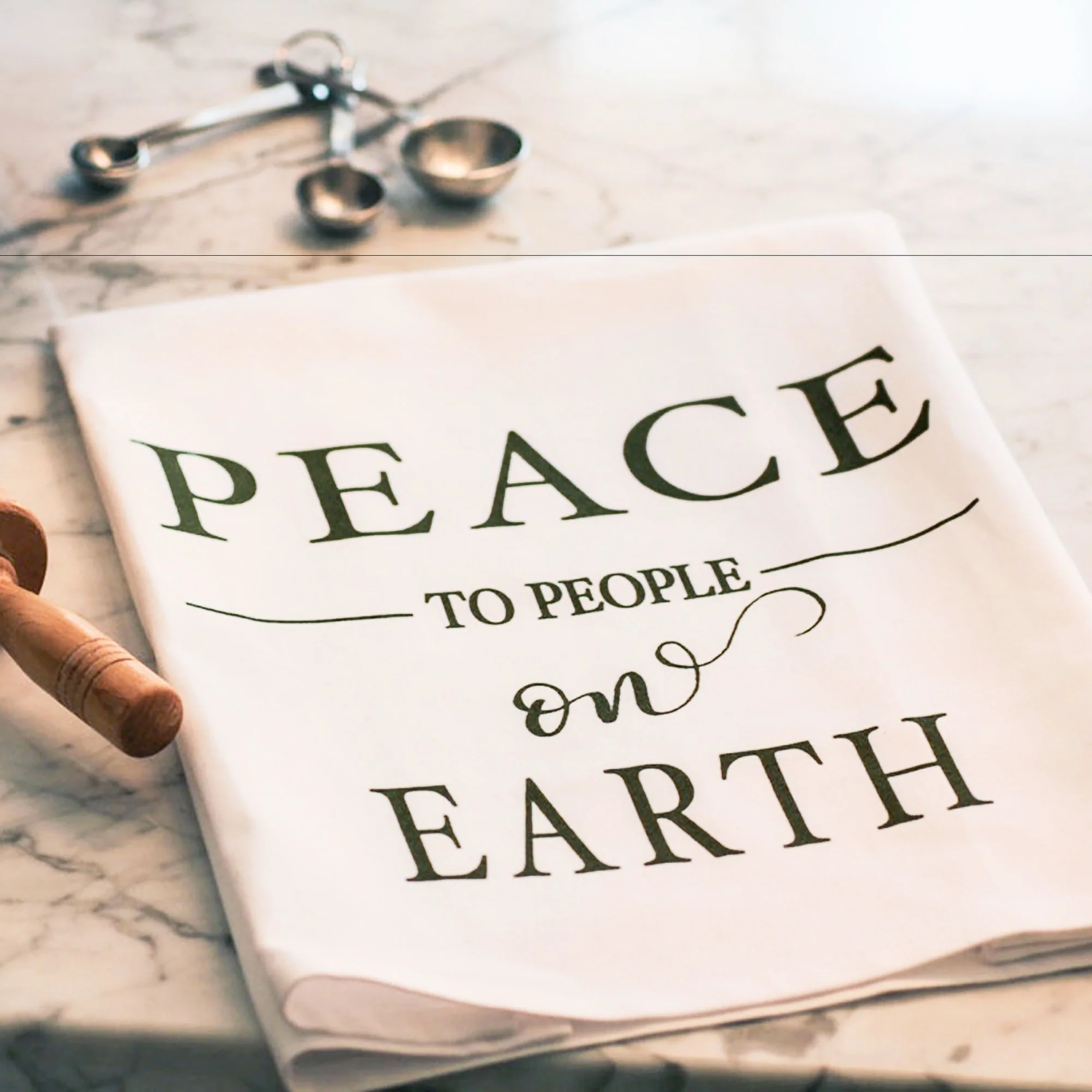 Peace On Earth Dish Towel - Image 4