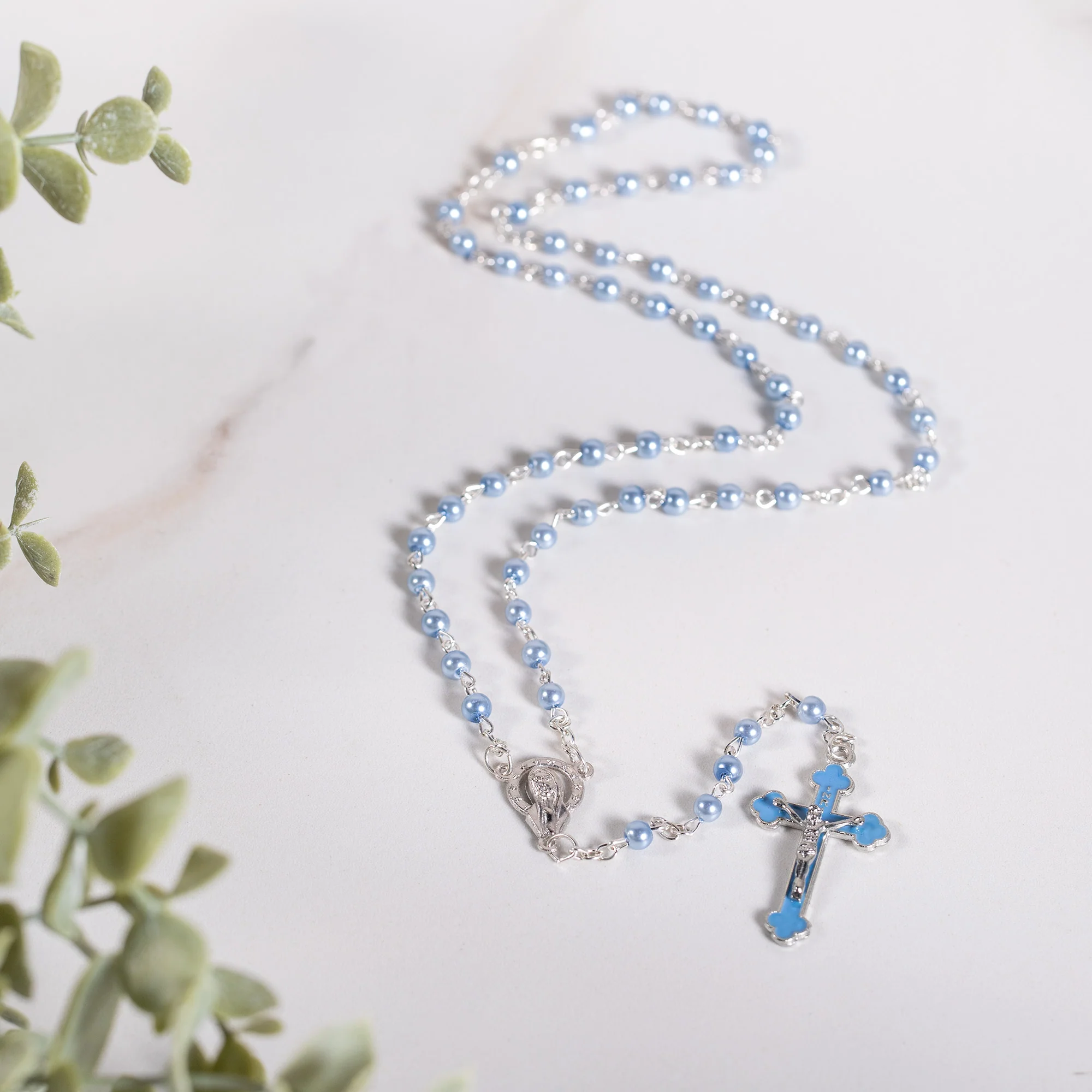 Pearlized Baby Rosary - Image 3