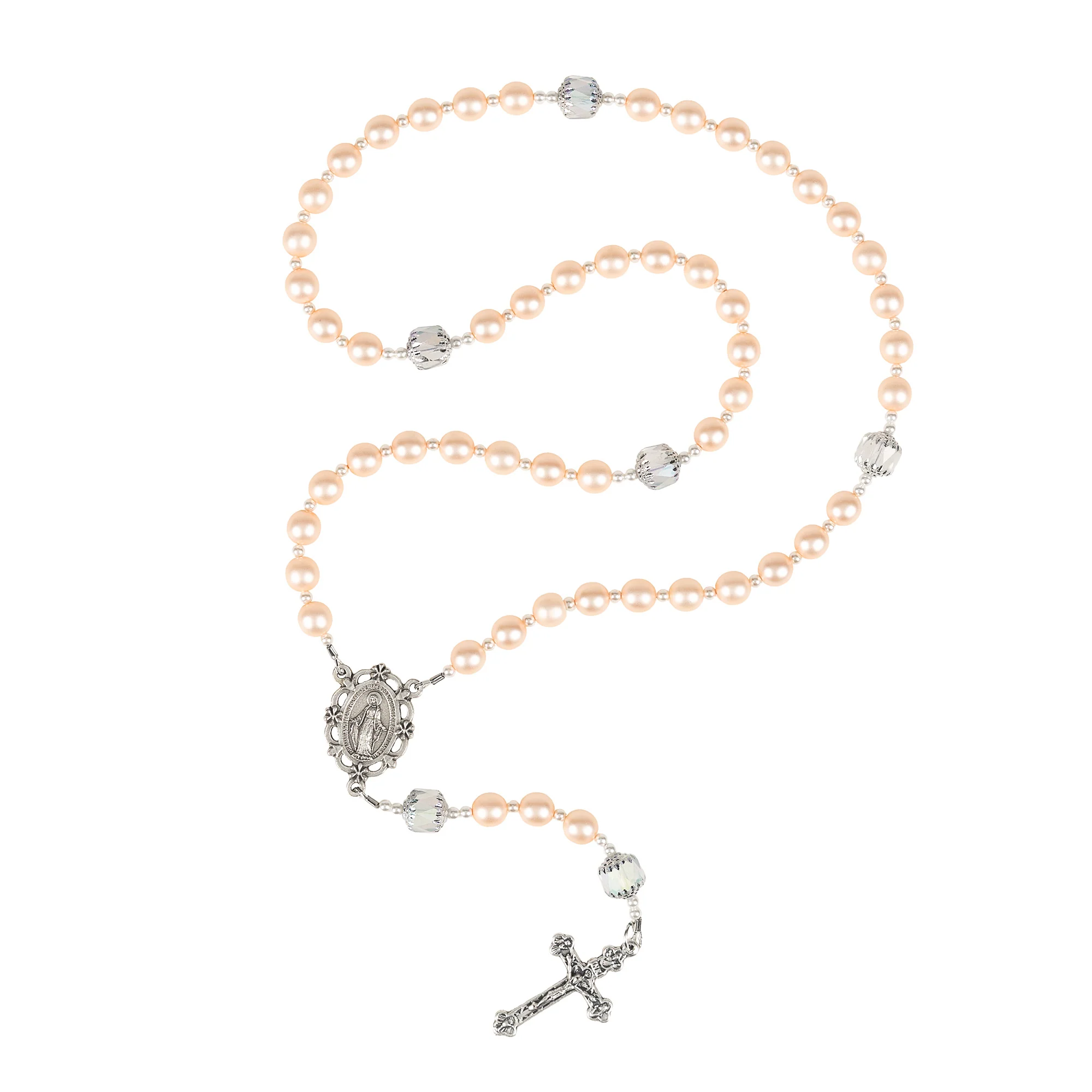 Pearls of Mary Miraculous Medal Rosary - Image 2