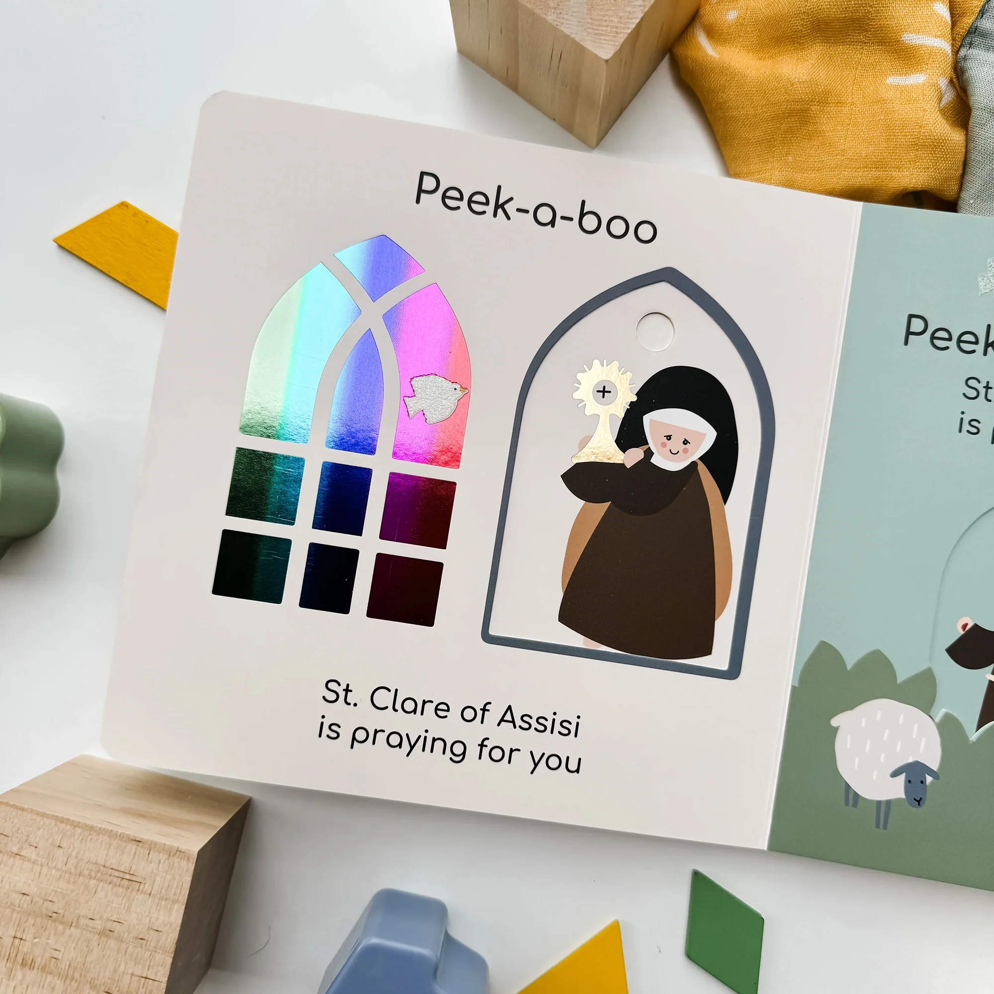 Peek-A-Boo Saints Catholic Board Book - Image 10