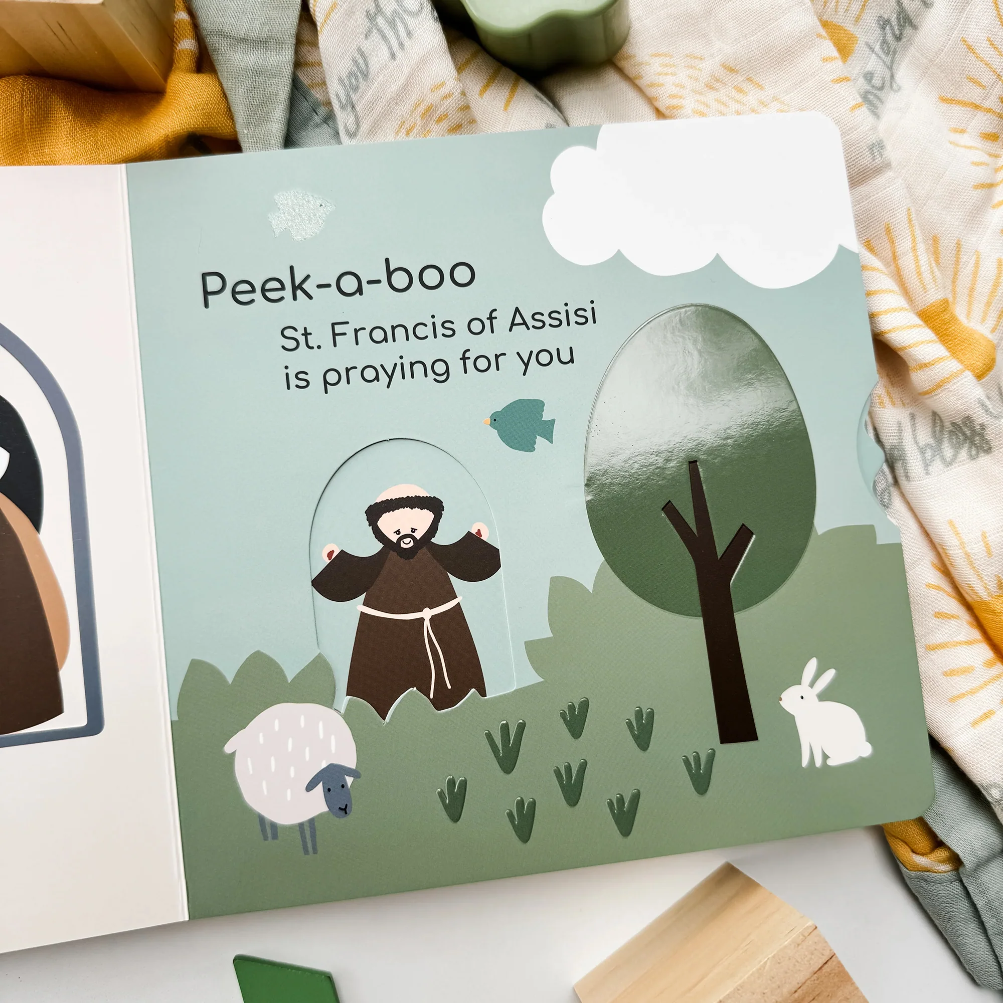 Peek-A-Boo Saints Catholic Board Book - Image 14