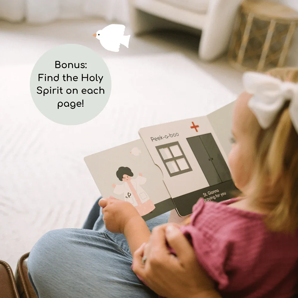 Peek-A-Boo Saints Catholic Board Book - Image 4