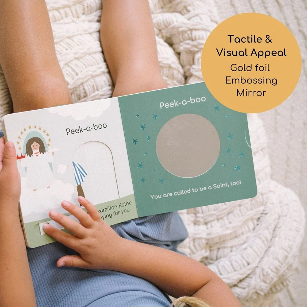 Peek-A-Boo Saints Catholic Board Book - Image 7
