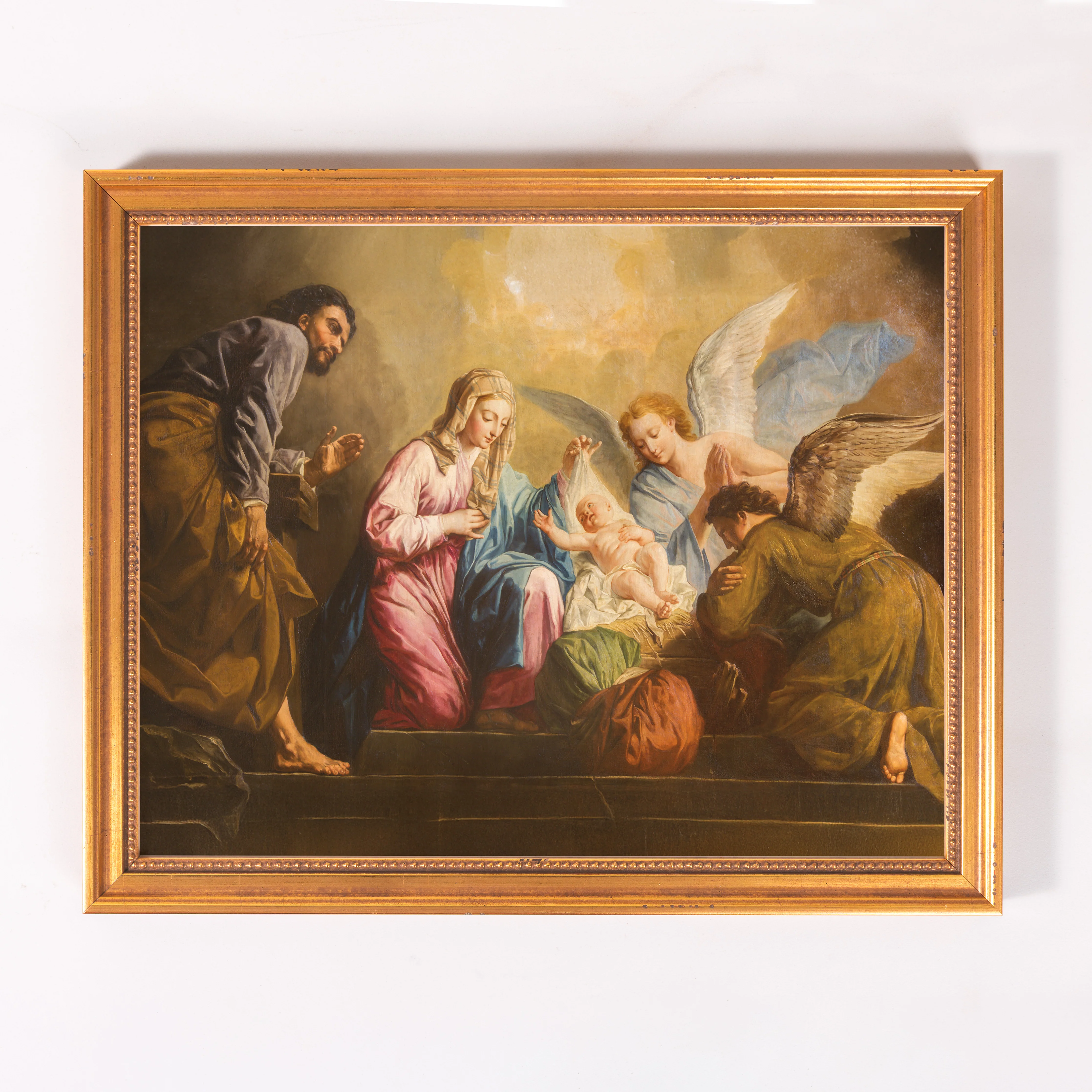 Pellegrini's The Nativity Framed Canvas - Sacred Classics Collection - Image 6