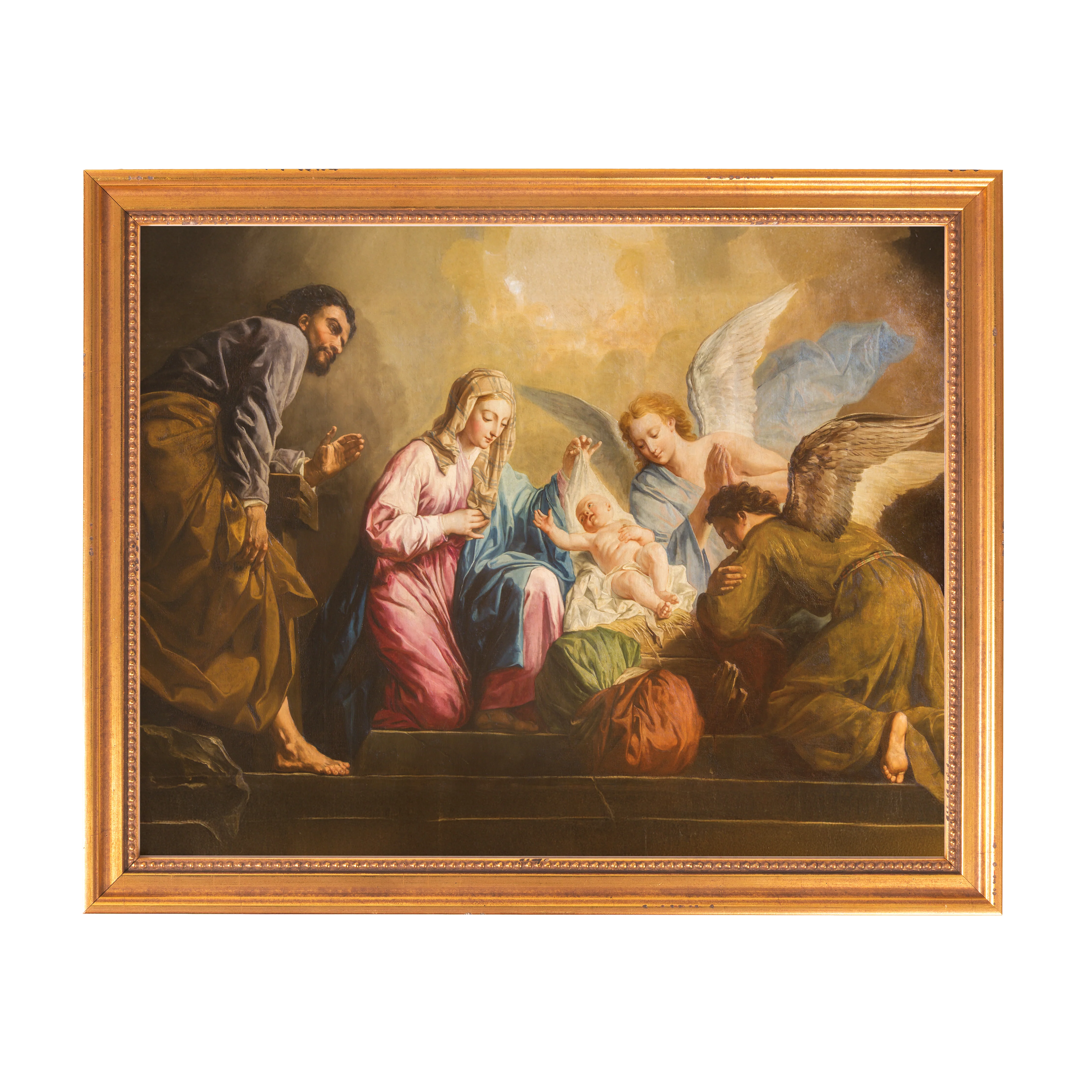 Pellegrini's The Nativity Framed Canvas - Sacred Classics Collection - Image 7