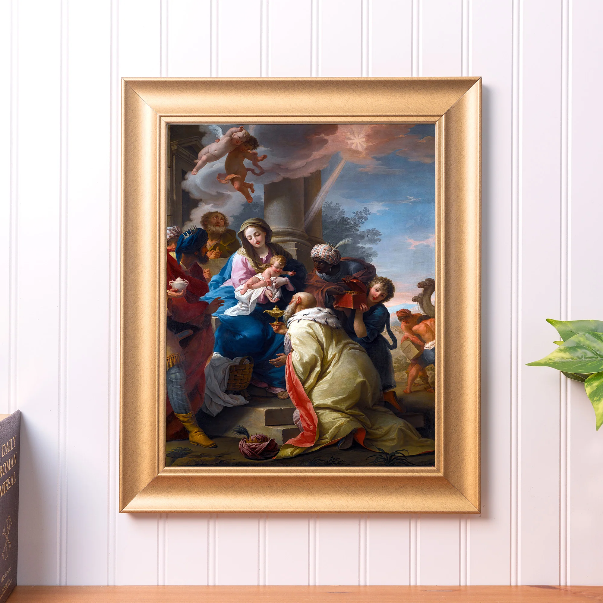 Peroni Adoration of the Magi Gold Framed Print - Multiple Sizes - Image 3