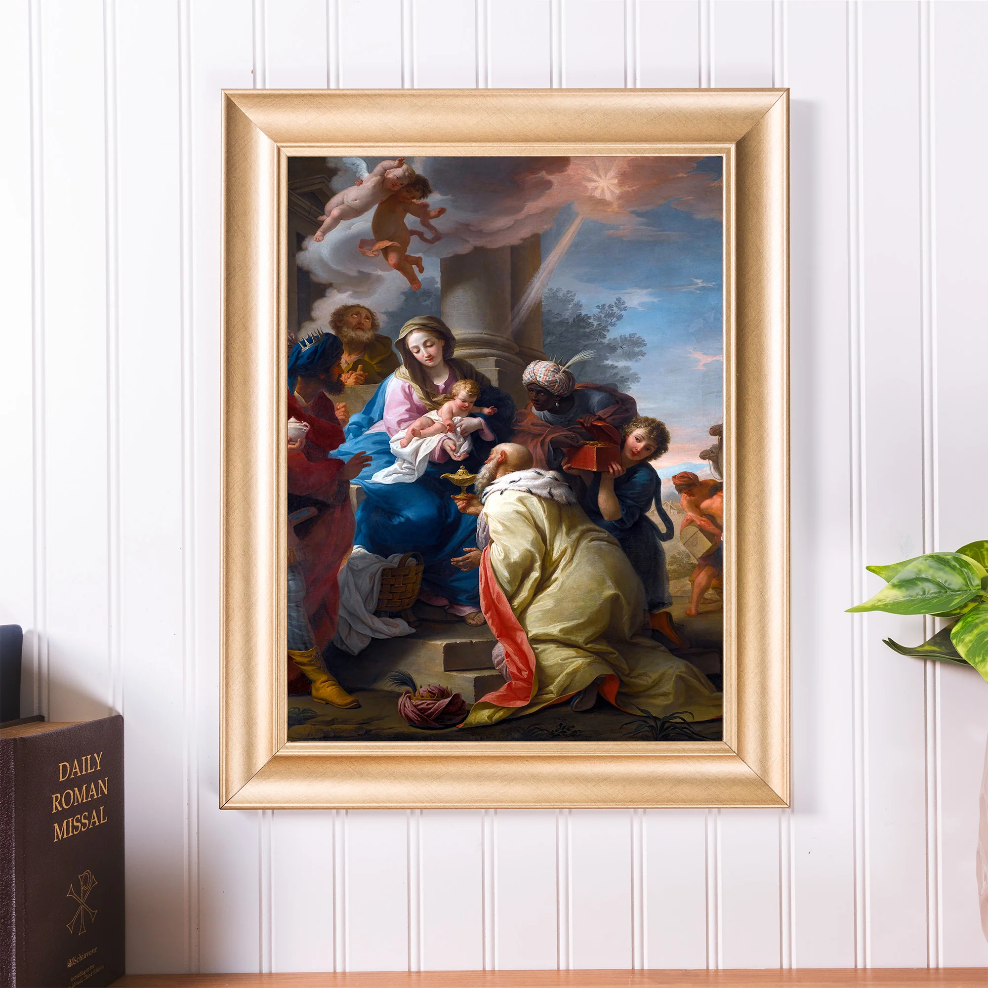 Peroni Adoration of the Magi Gold Framed Print - Multiple Sizes - Image 4