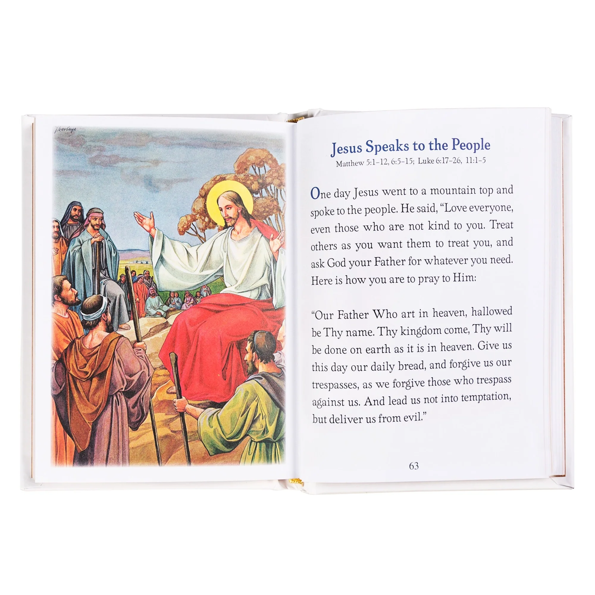 Personalizable Catholic Child's Baptismal Bible - Image 2