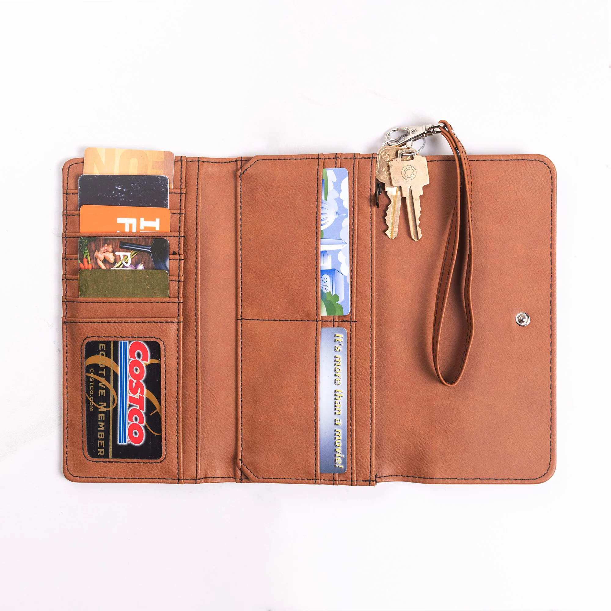 Personalized Ave Maria Wallet Wristlet - Caramel or Black - Image 2