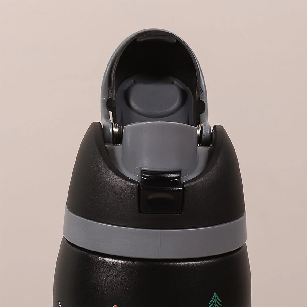 Personalized Black Confirmation Adventure Water Bottle - Image 3