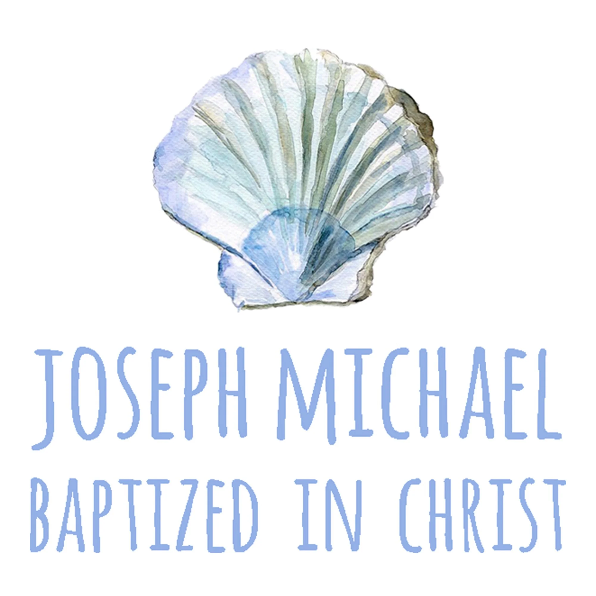 Personalized Blue Baptism Gown - Image 2