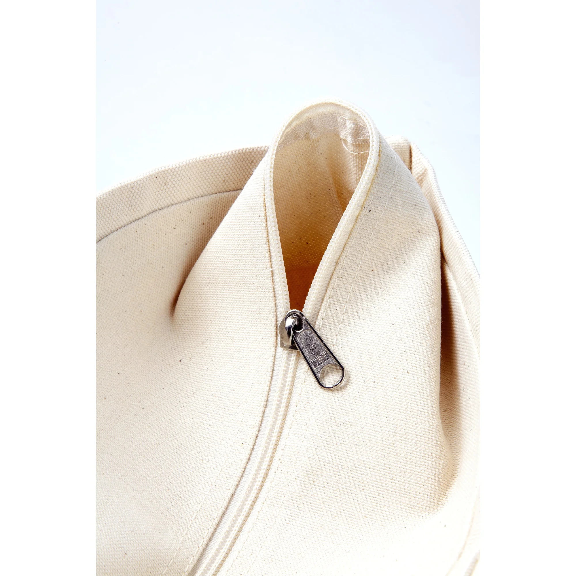 Personalized Canvas Cross Tote Natural & Navy - Medium - Image 3