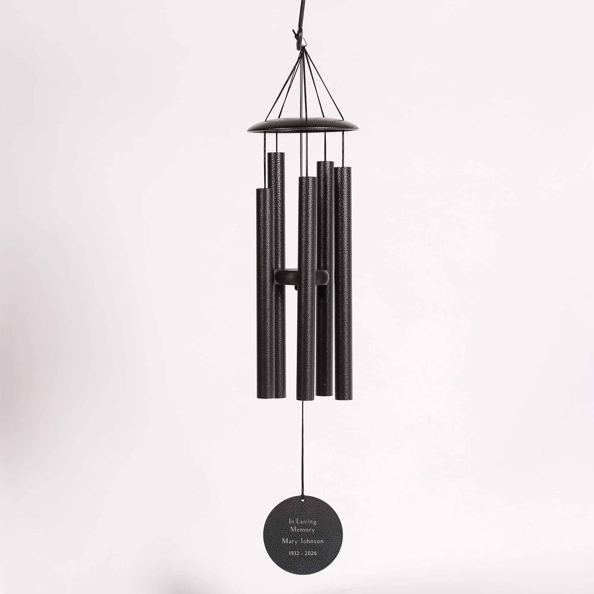 Personalized Cardinal Memorial Wind Chimes - Image 3