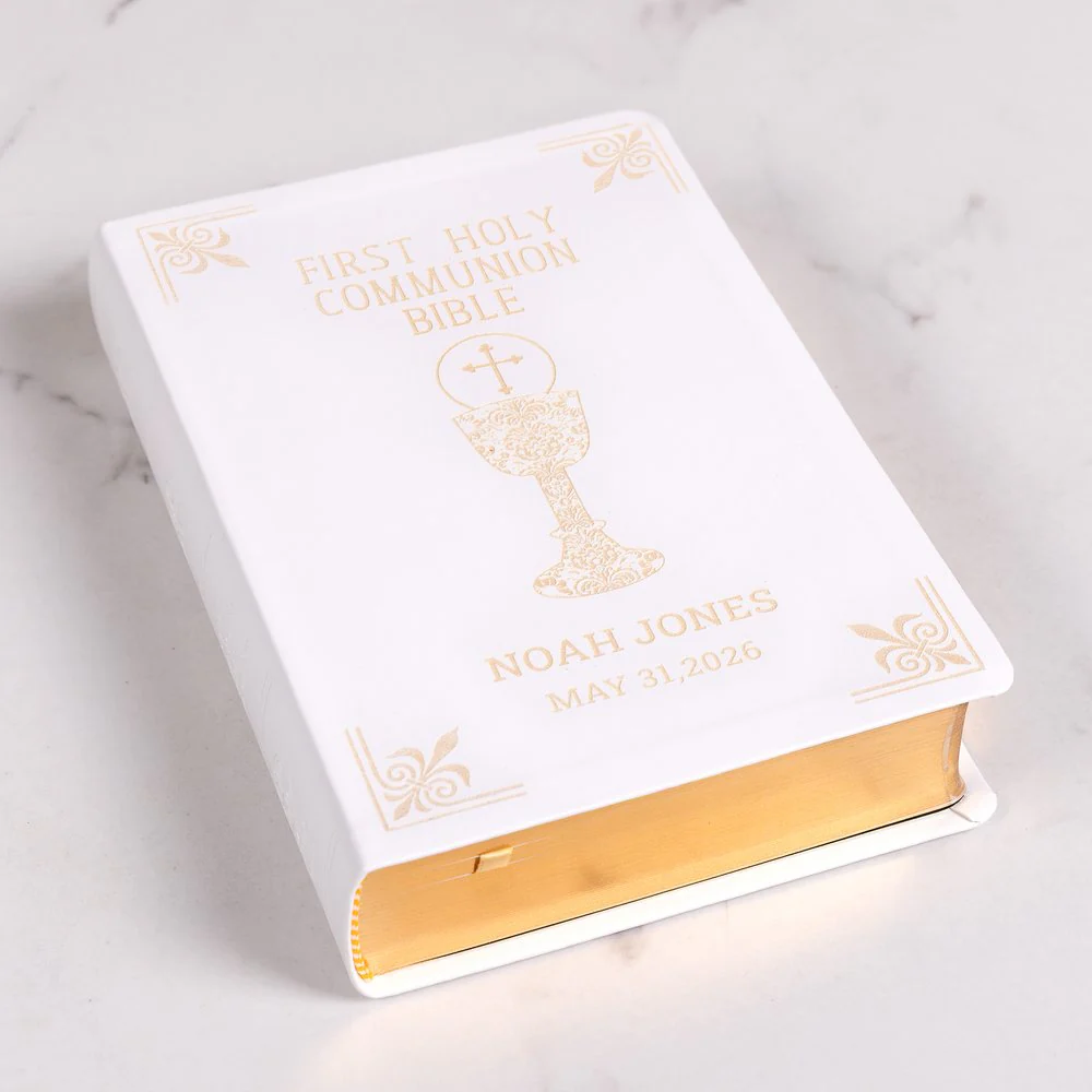 Personalized Chalice First Communion Bible - Image 3