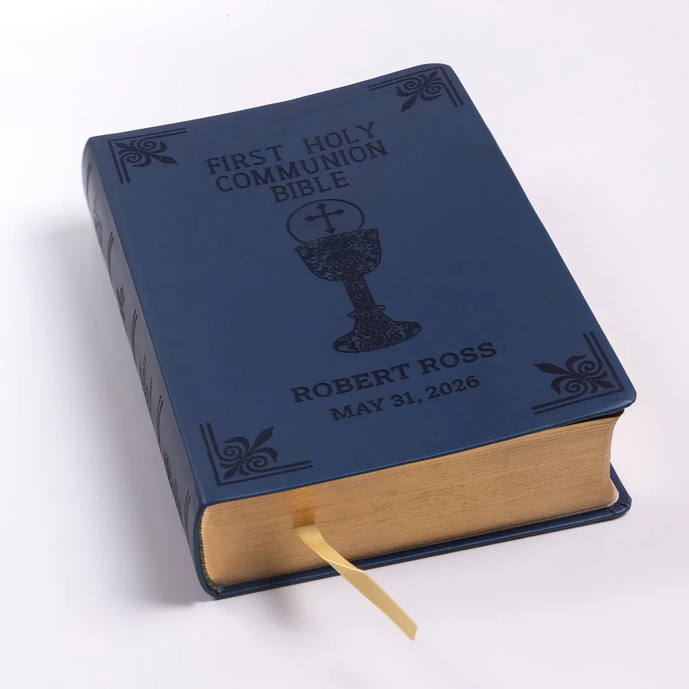 Personalized Chalice First Communion Bible - Image 6