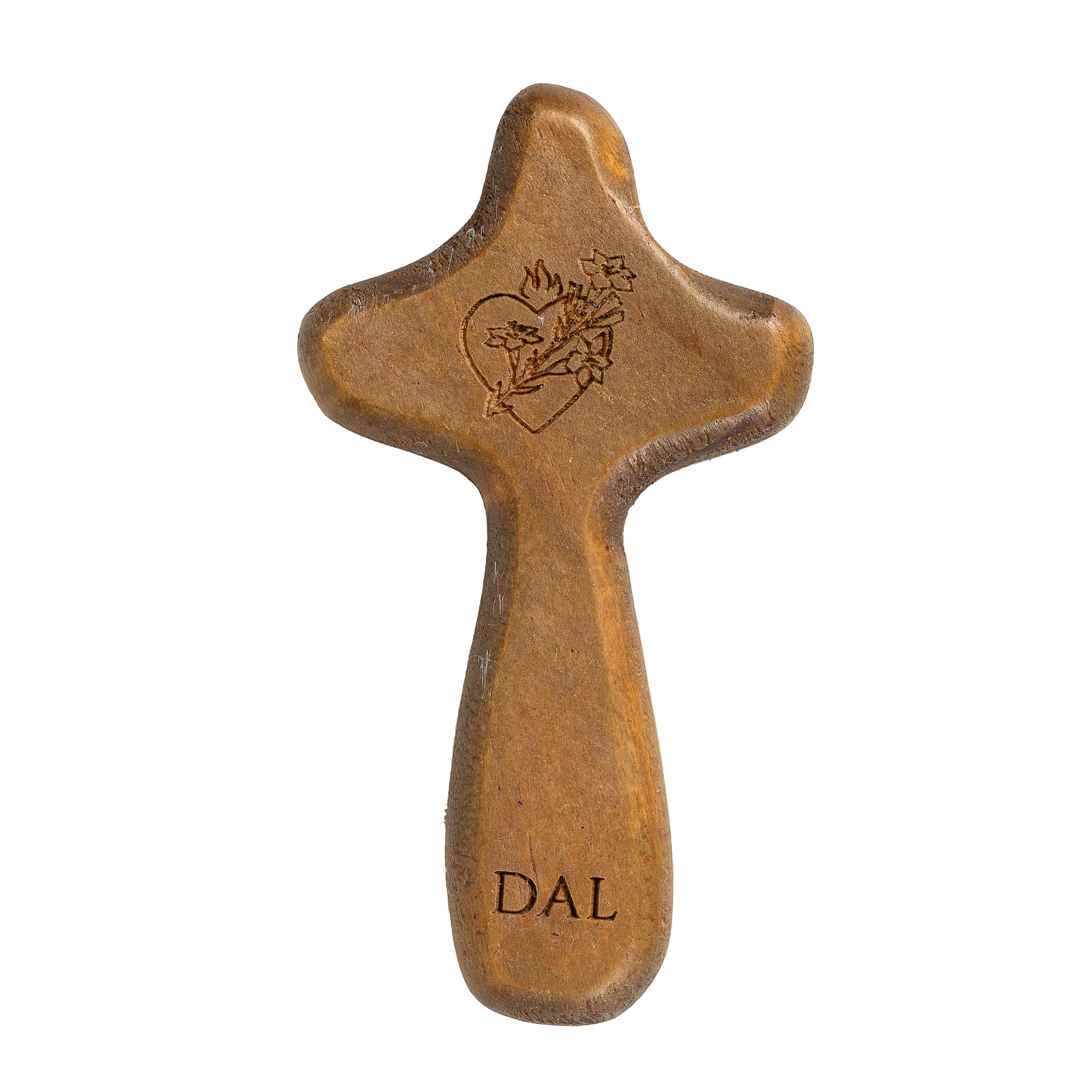 Personalized Chaste Heart of St. Joseph Comfort Cross - Image 3