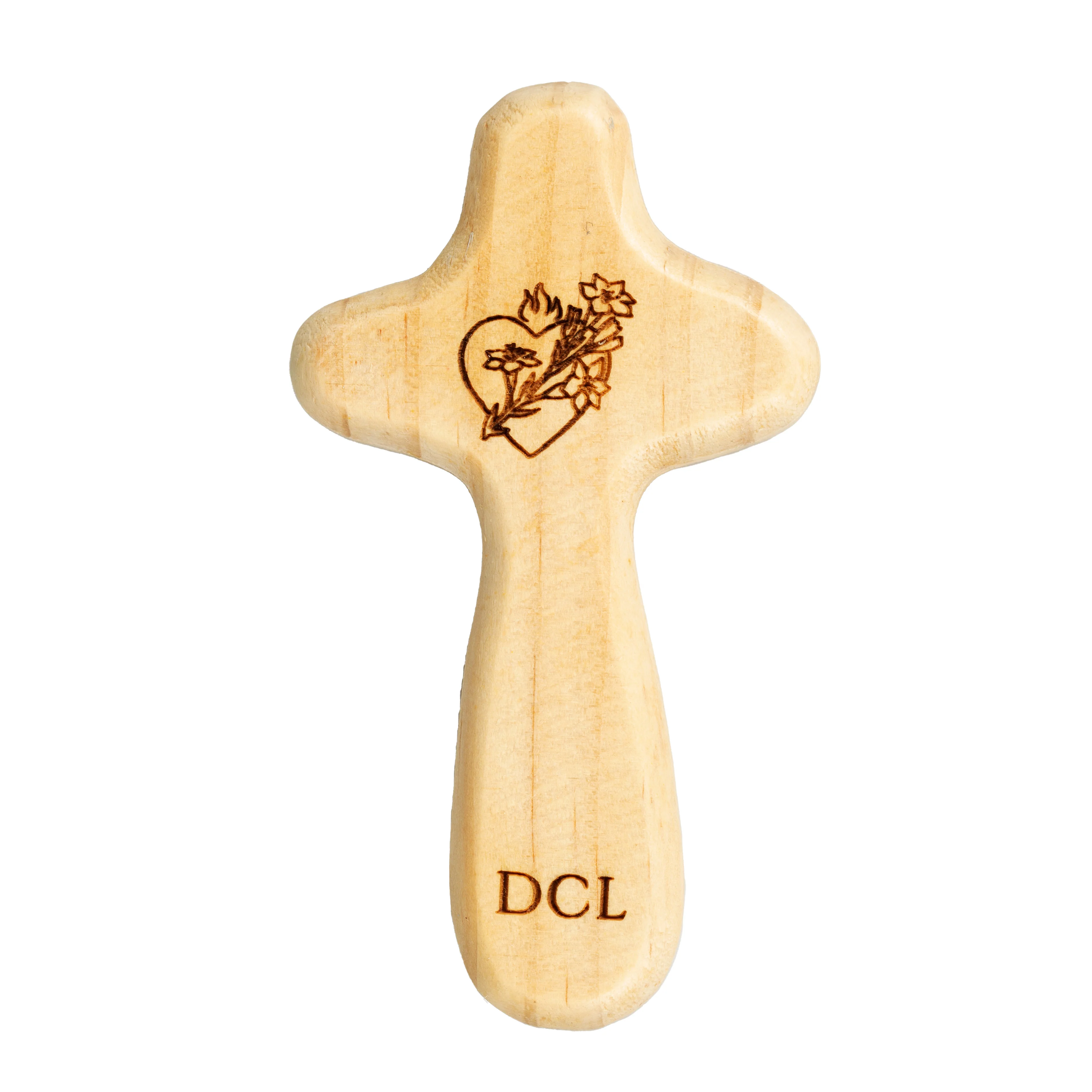 Personalized Chaste Heart of St. Joseph Comfort Cross - Image 5