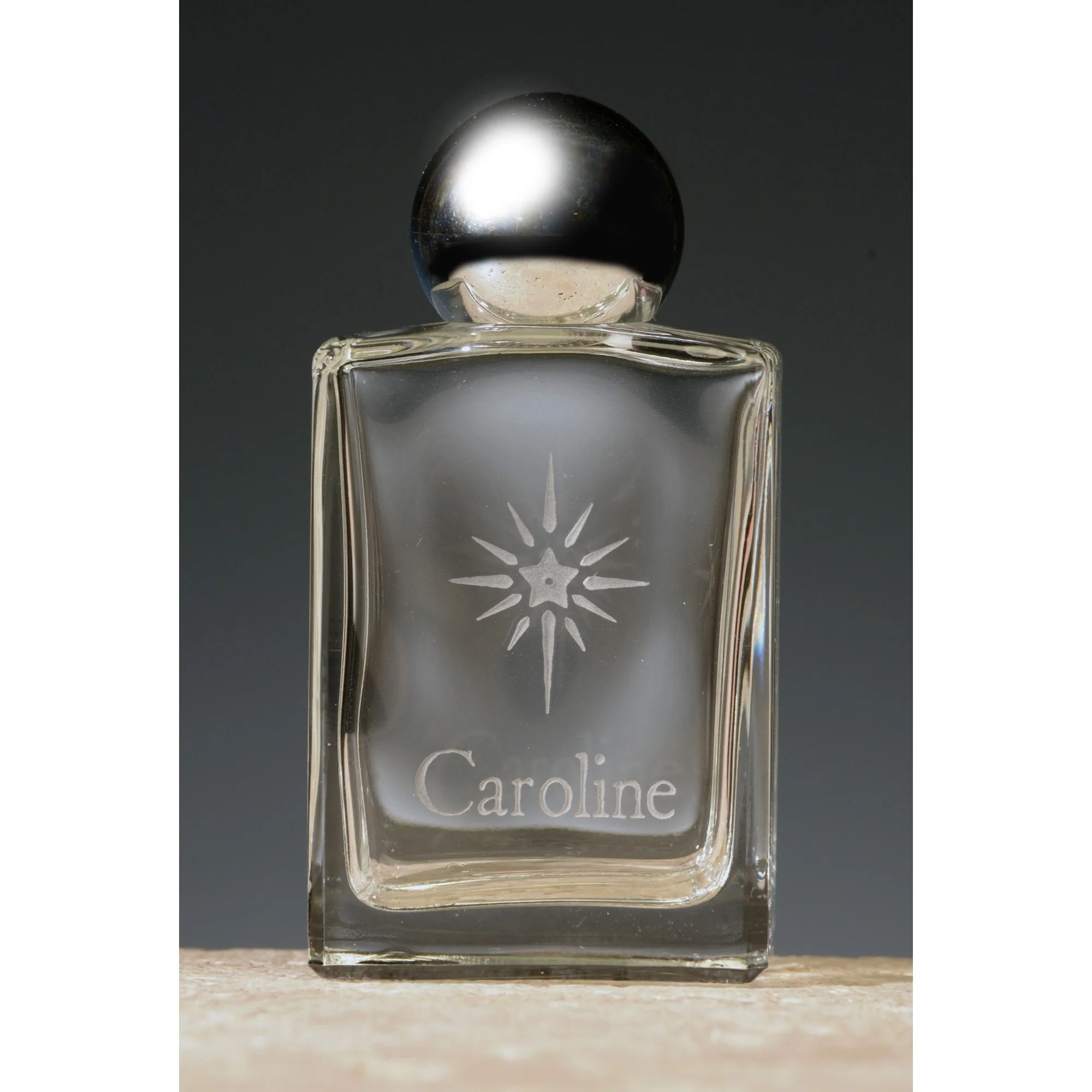 Personalized Christmas Star Holy Water Bottle - Image 2