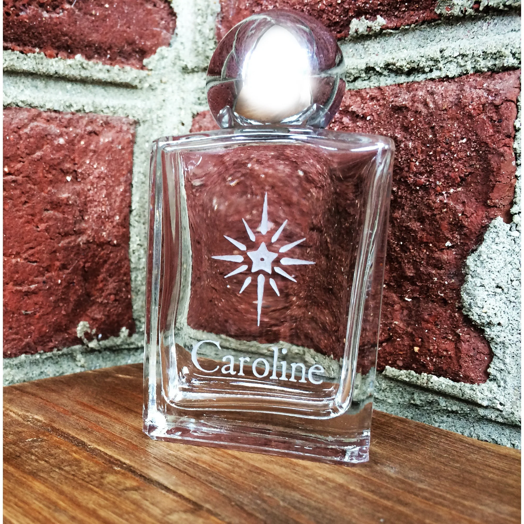 Personalized Christmas Star Holy Water Bottle - Image 3