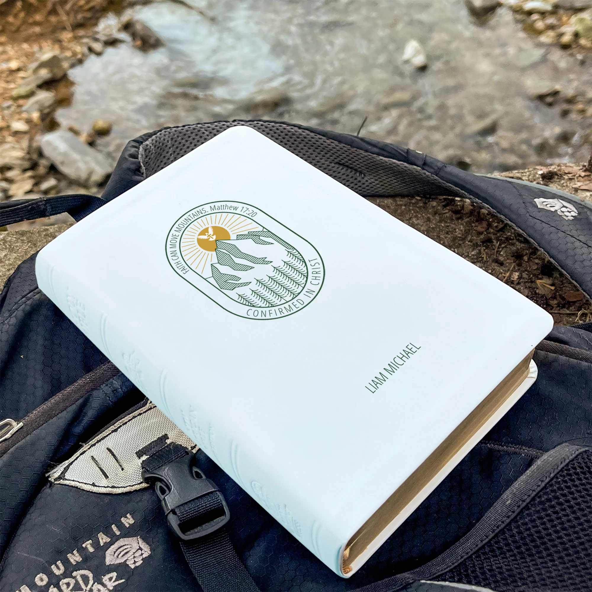 Personalized Confirmation Adventure Bible - Black or White - Image 3