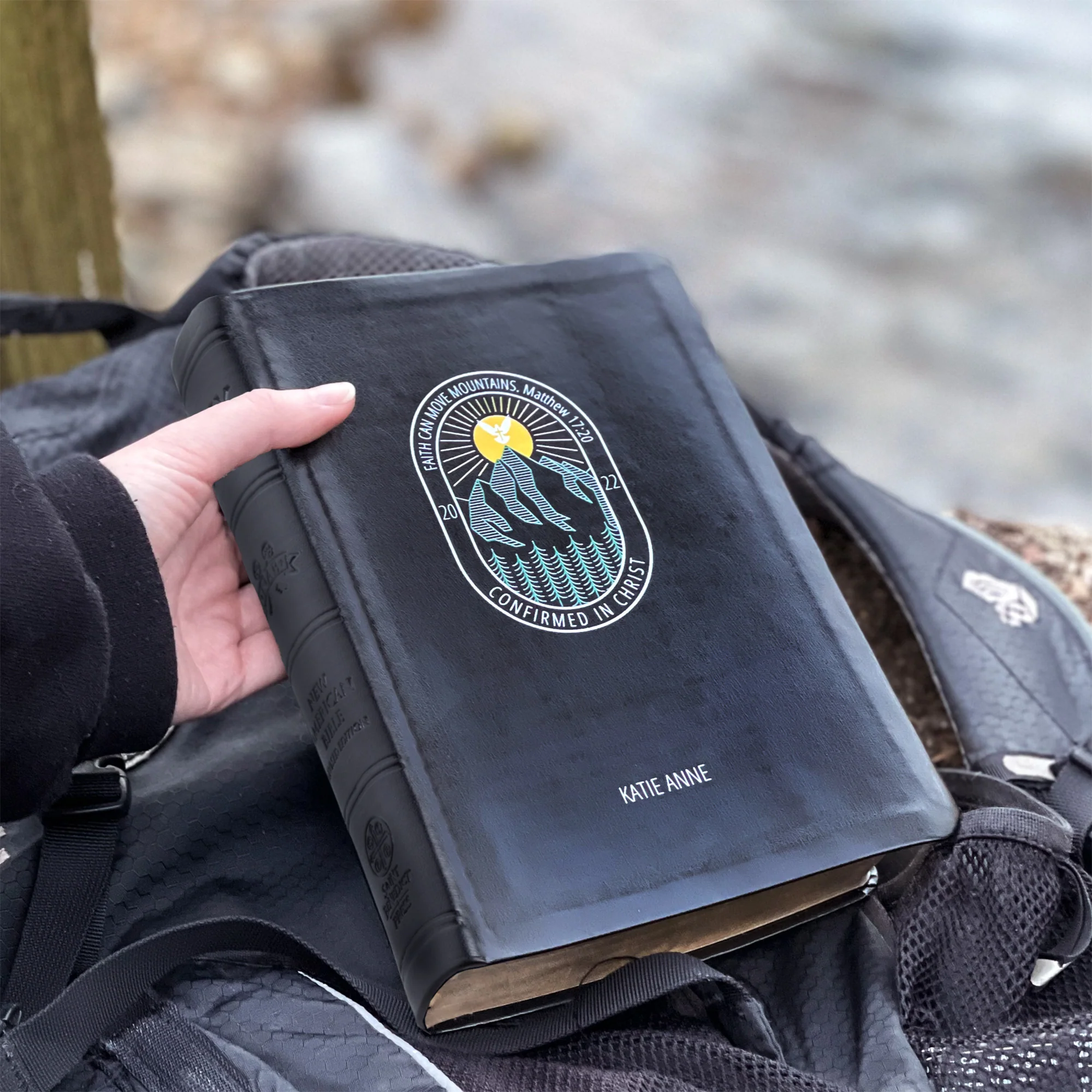 Personalized Confirmation Adventure Bible - Black or White - Image 6
